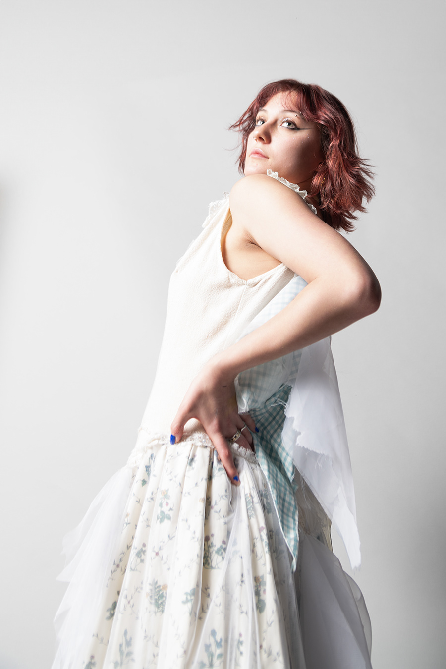 Butterfly Dress, Massart 150th Anniversary Recycled Materials Fall 2023