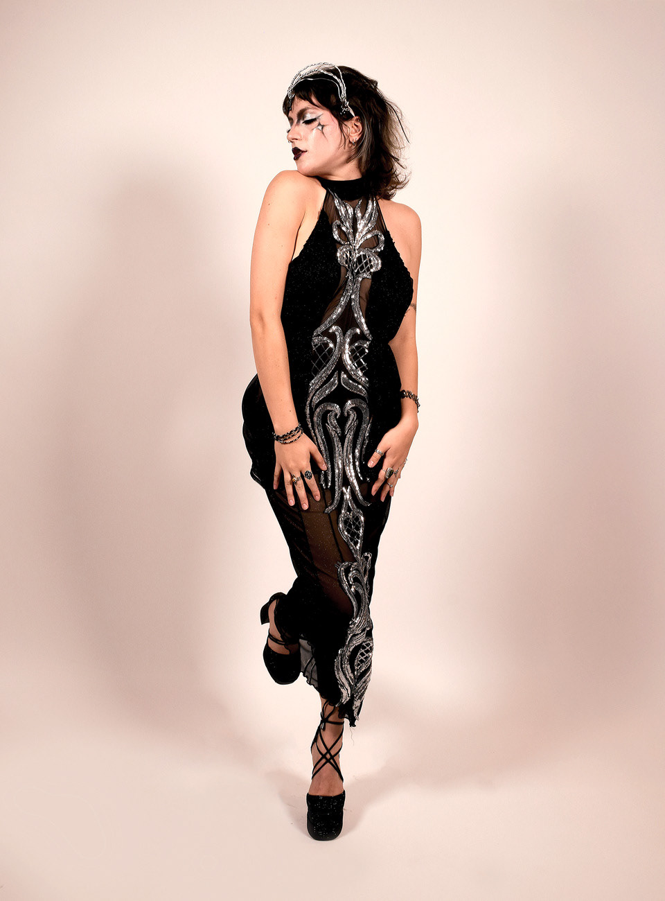 Cher Show Homage Gown, Displayed at the Wang Theater