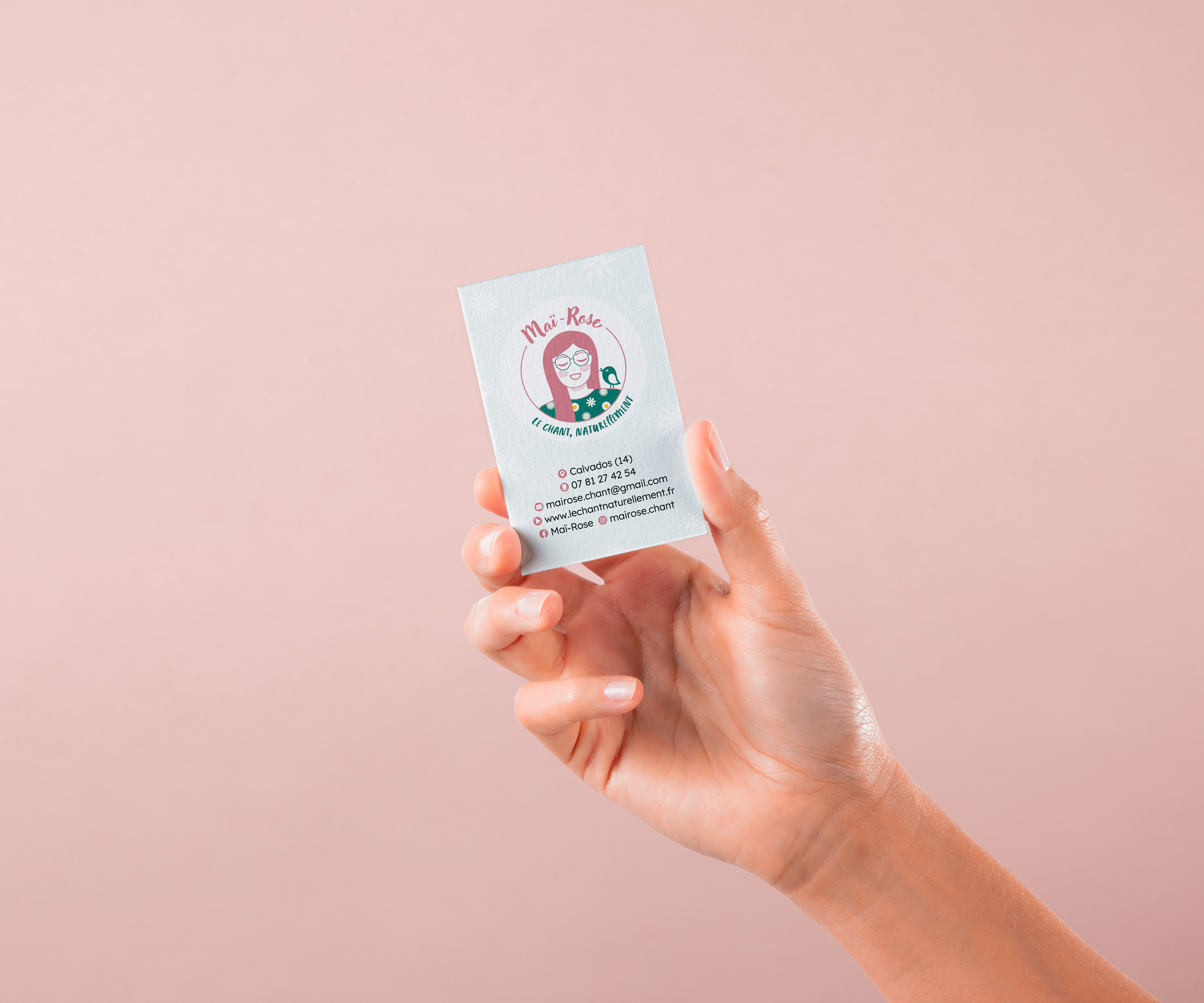 Carte de visite de Maï-Rose