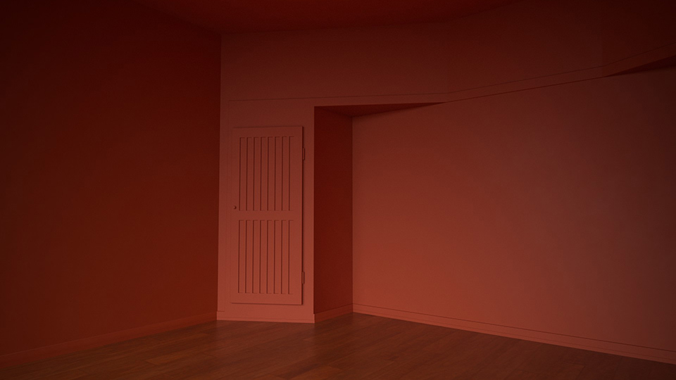 modeled set wall closet detail