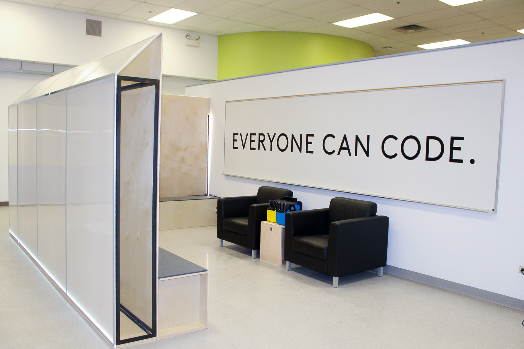 Whiteboard Decal in Sandbox Lab