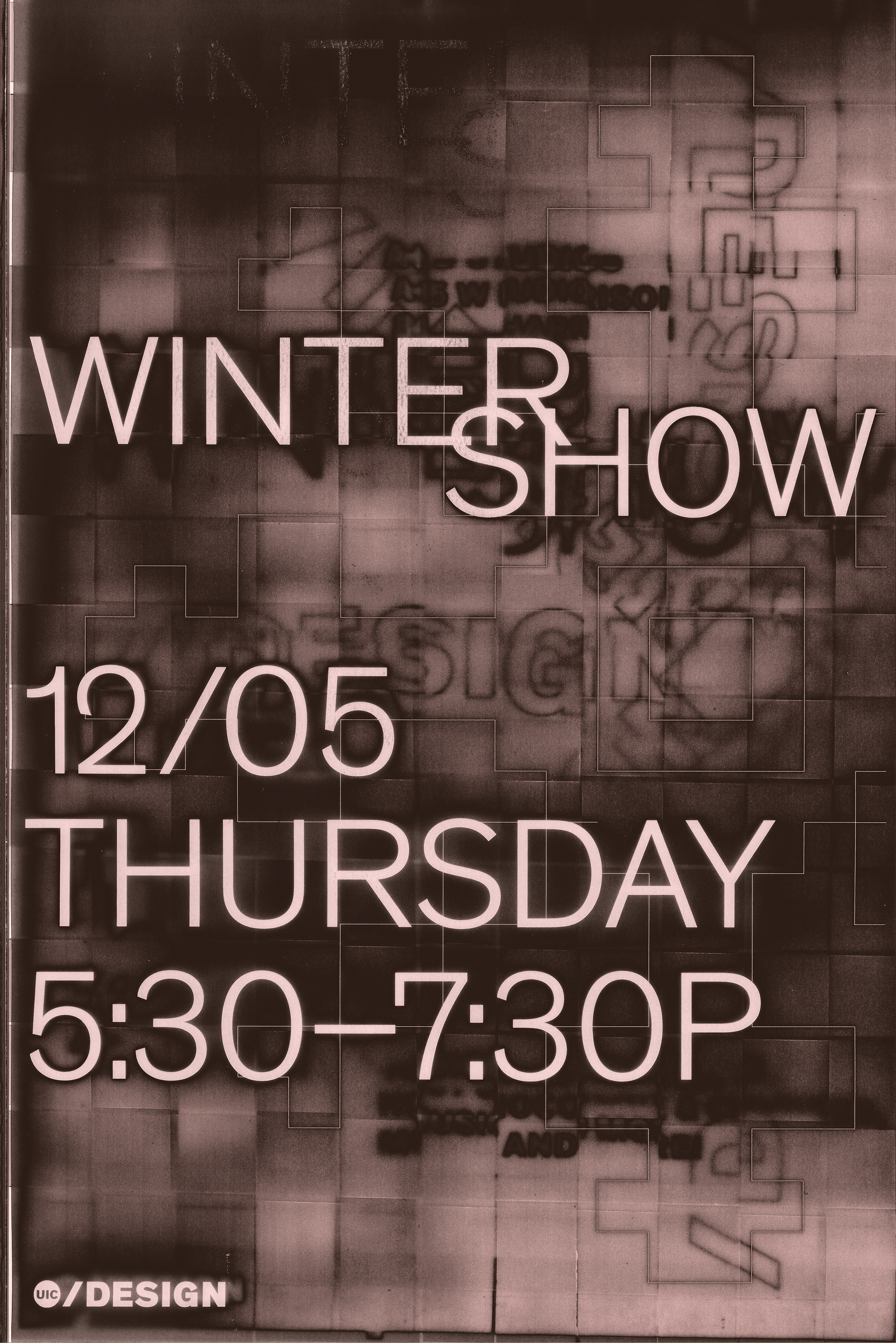 Winter Show 2024 Poster (Black)