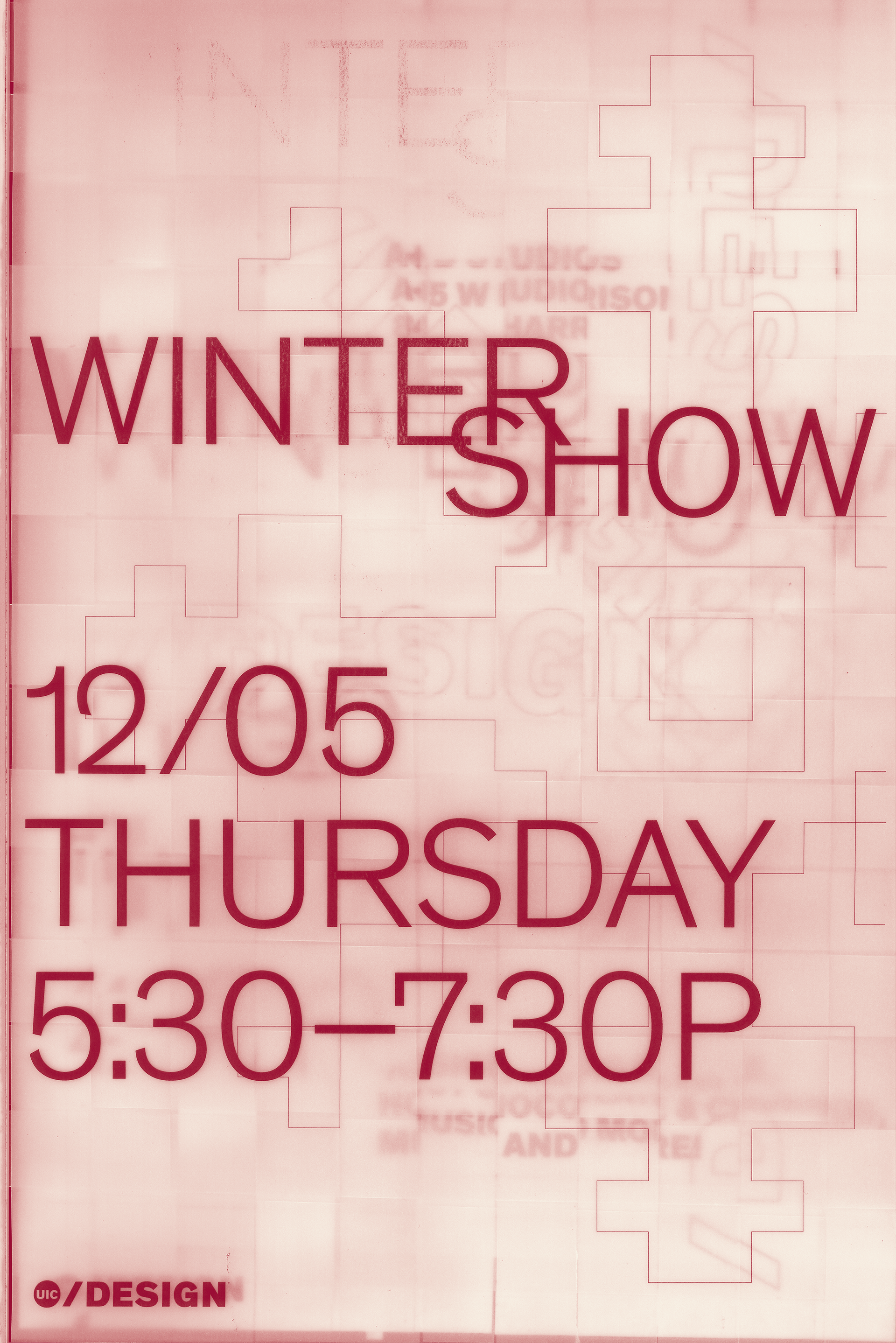 Winter Show 2024 Poster (Pink)