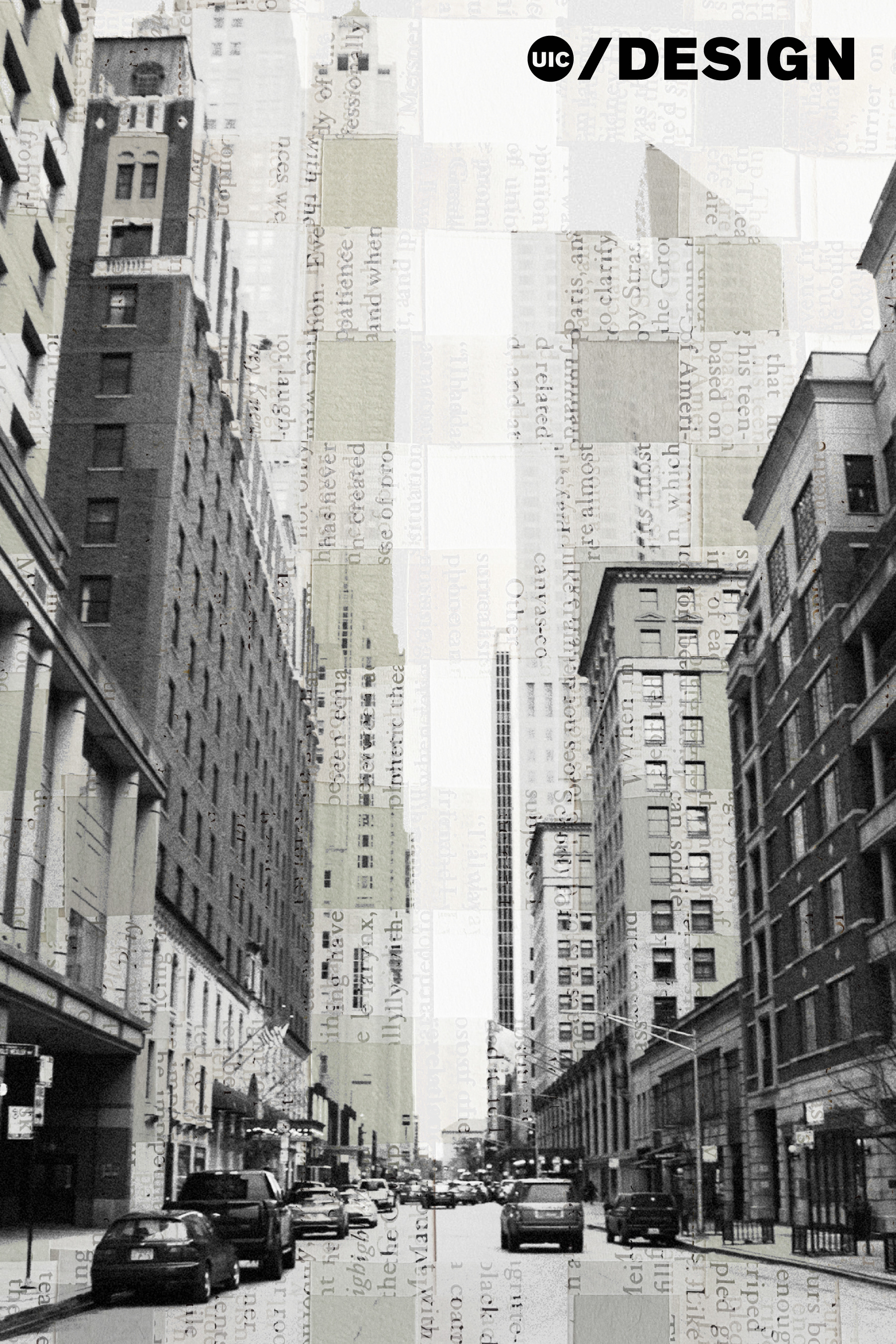 Chicago Winter Postcard (Street View)