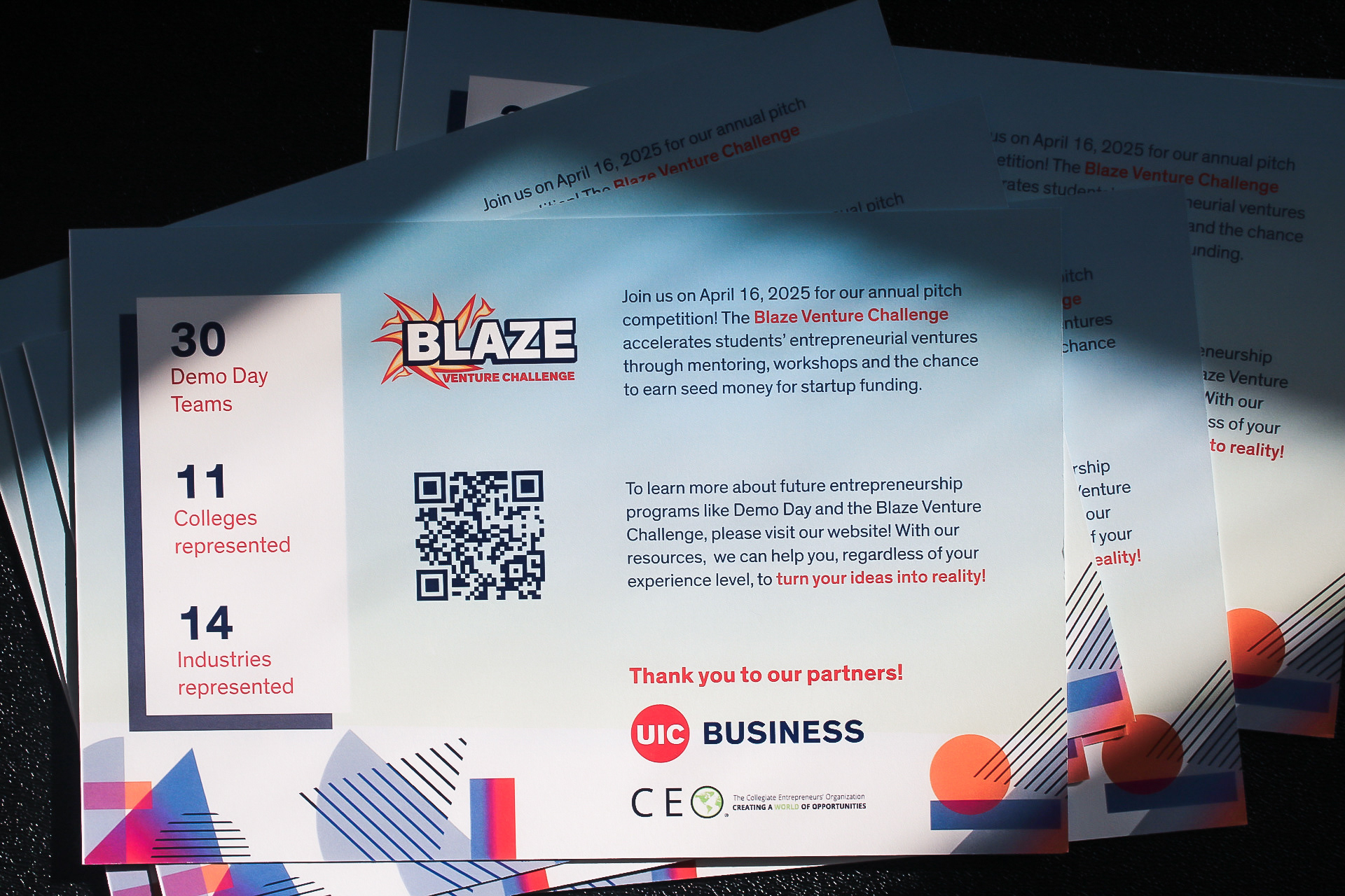 Demo Day Program (Printed, Front)