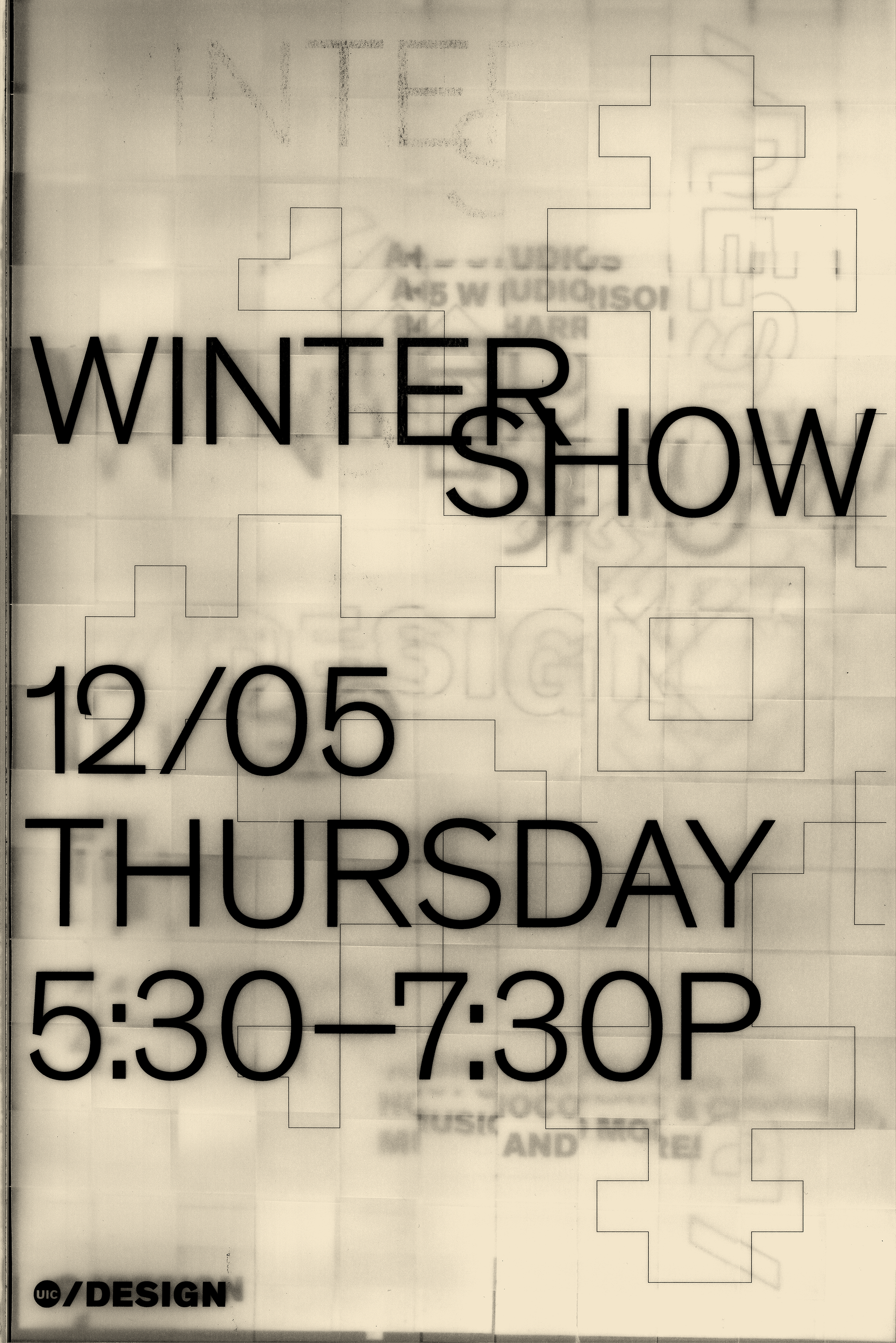 Winter Show 2024 Poster (Cream)