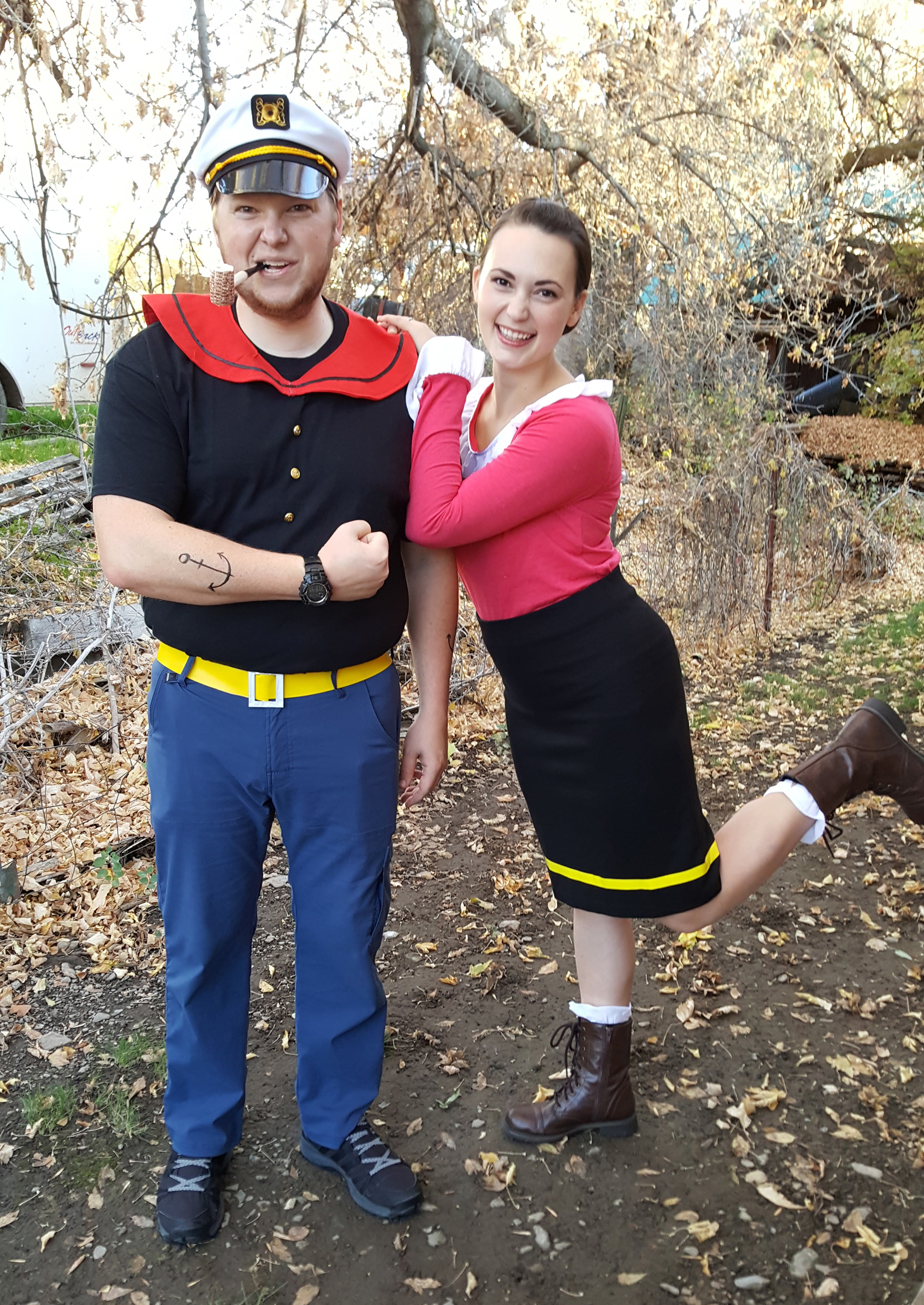 Popeye and Olive Oyl