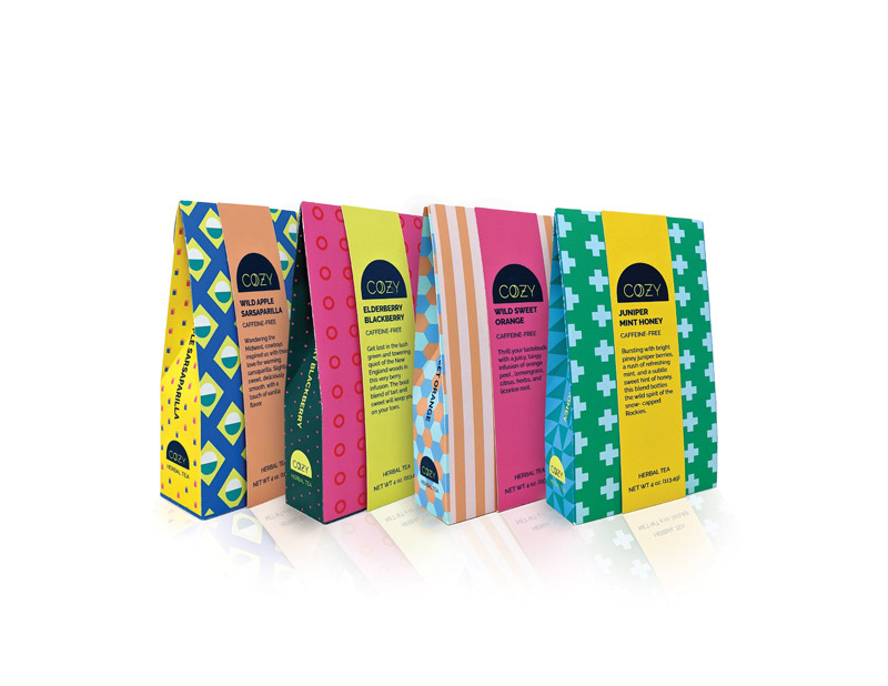 Cozy tea packaging