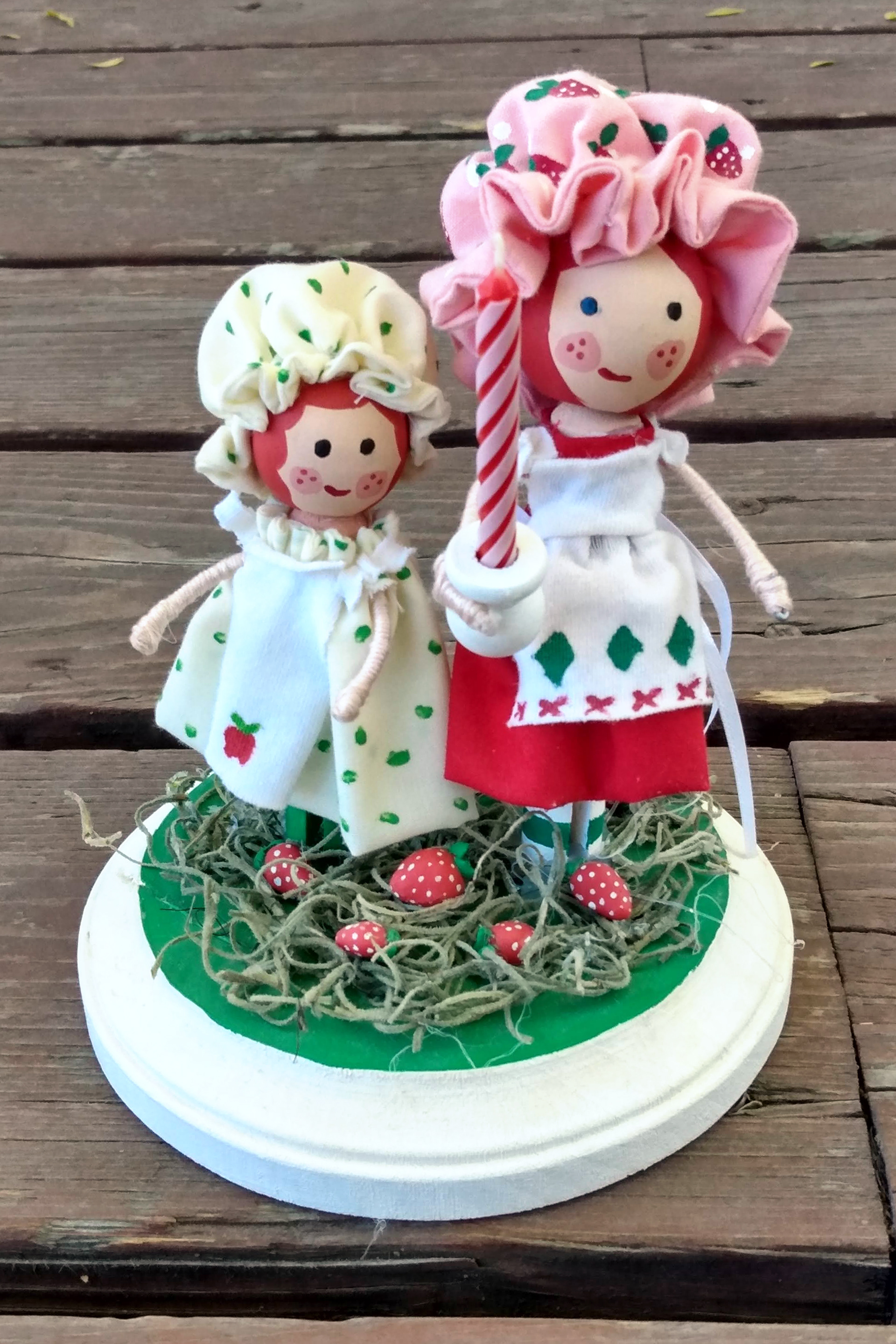 Strawberry Shortcake Cake Topper