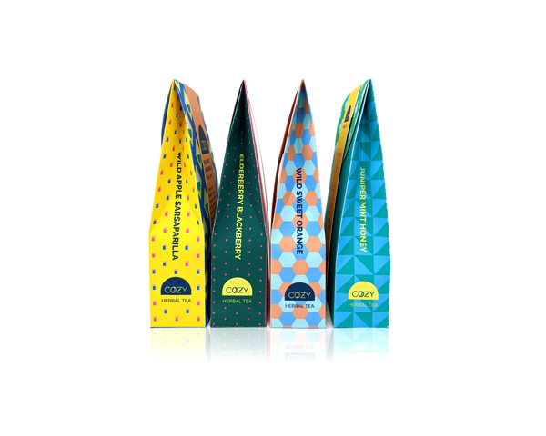 Cozy tea packaging sides