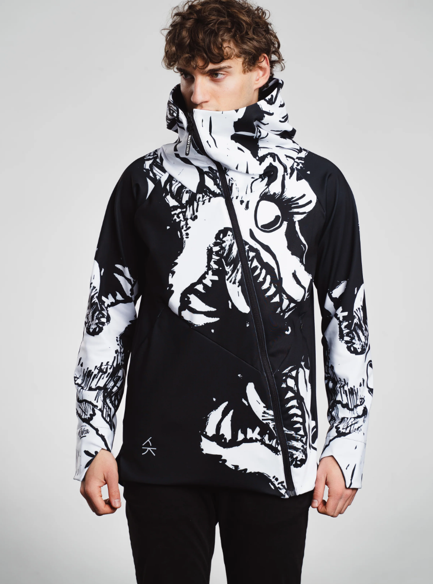 Grab the M's Azdaha Black Hoodie and bravely battle the chill! Made of 100% polyester, with cotton lining inside the hood, pockets, and inside main zip, this heavy-duty hoodie features two "hidden" zip pockets on the stomach and noski pass pocket. Cut-off sleeves and no thumbholes make for ultimate comfort and style. Soldier on in style and stay warm!