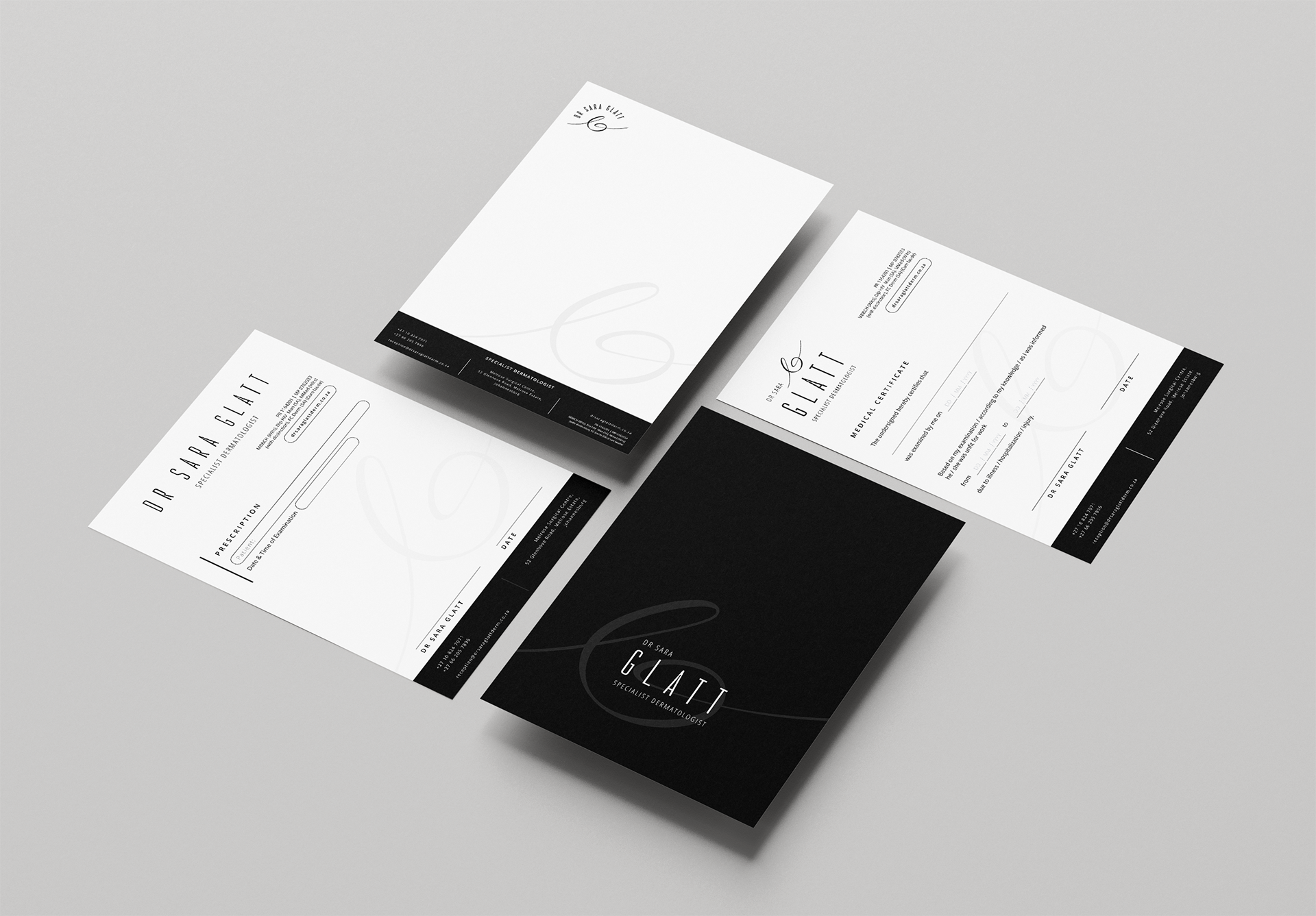 Letterhead, Prescription & Medical Certificate