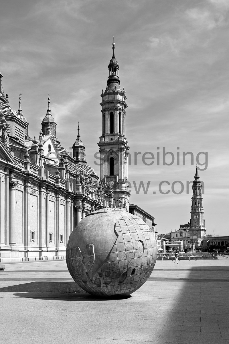 Basilica of Our Lady of the Pillar in Zaragoza Spain
