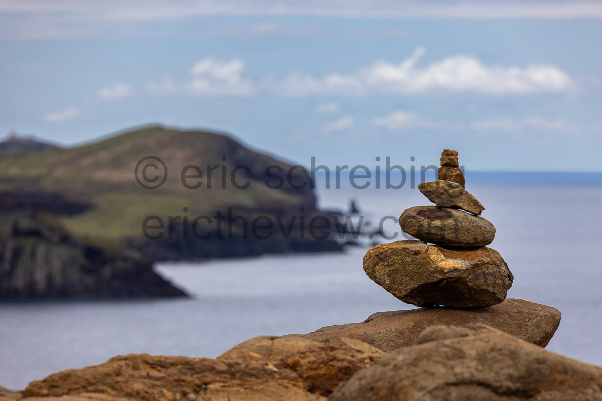On the coast of Baía D'Abra on Madeira