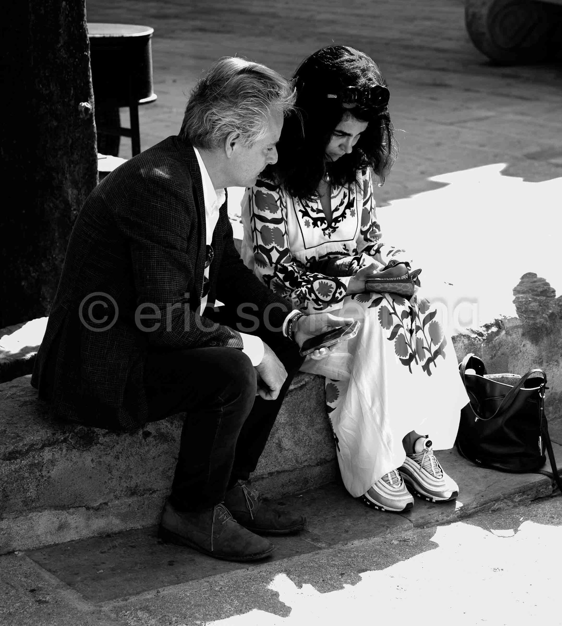 Couple in Cordoba at the Mosque-Cathedral
