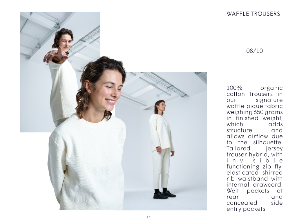 lena long sleeve waffle