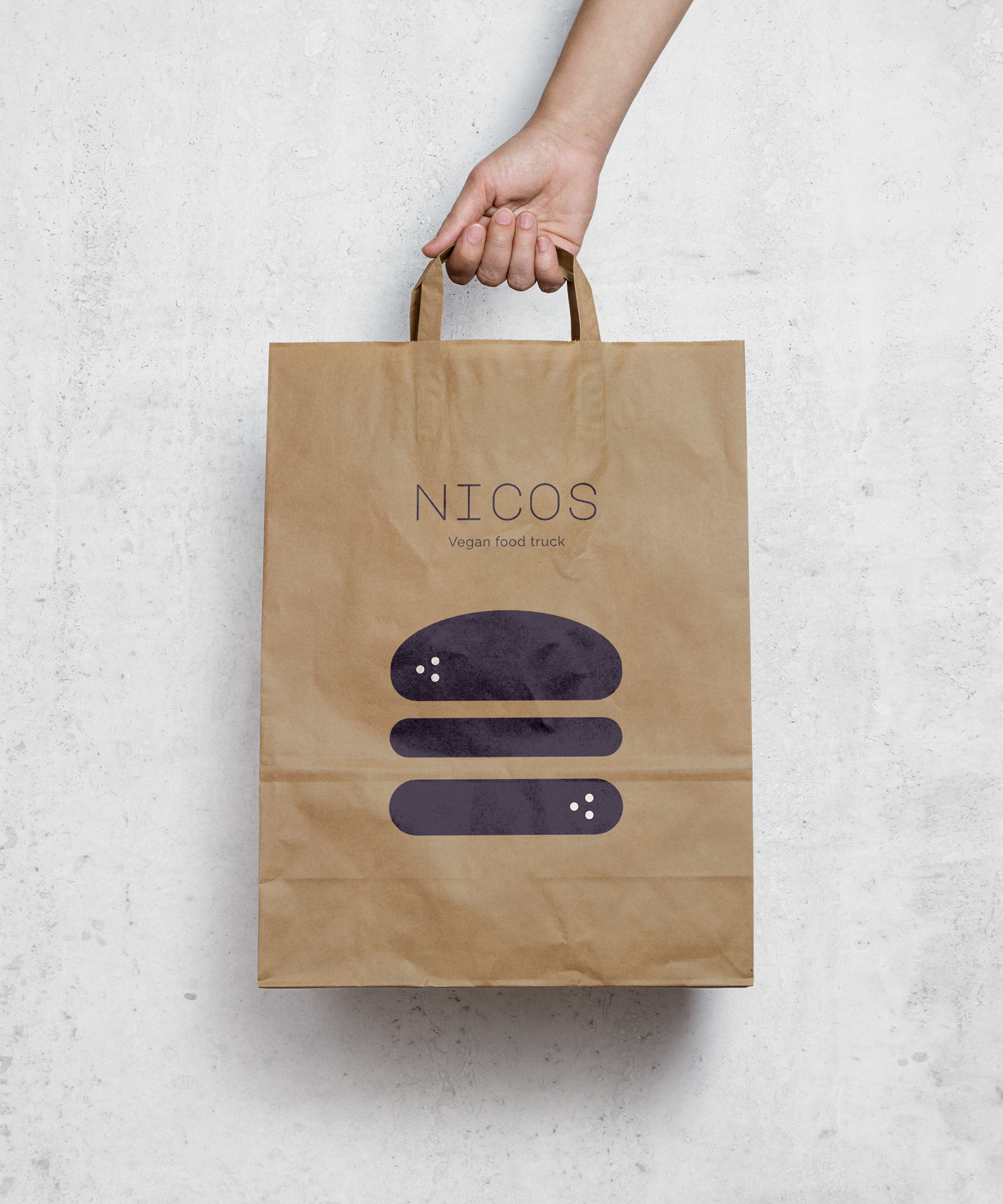 Packaging paper bag