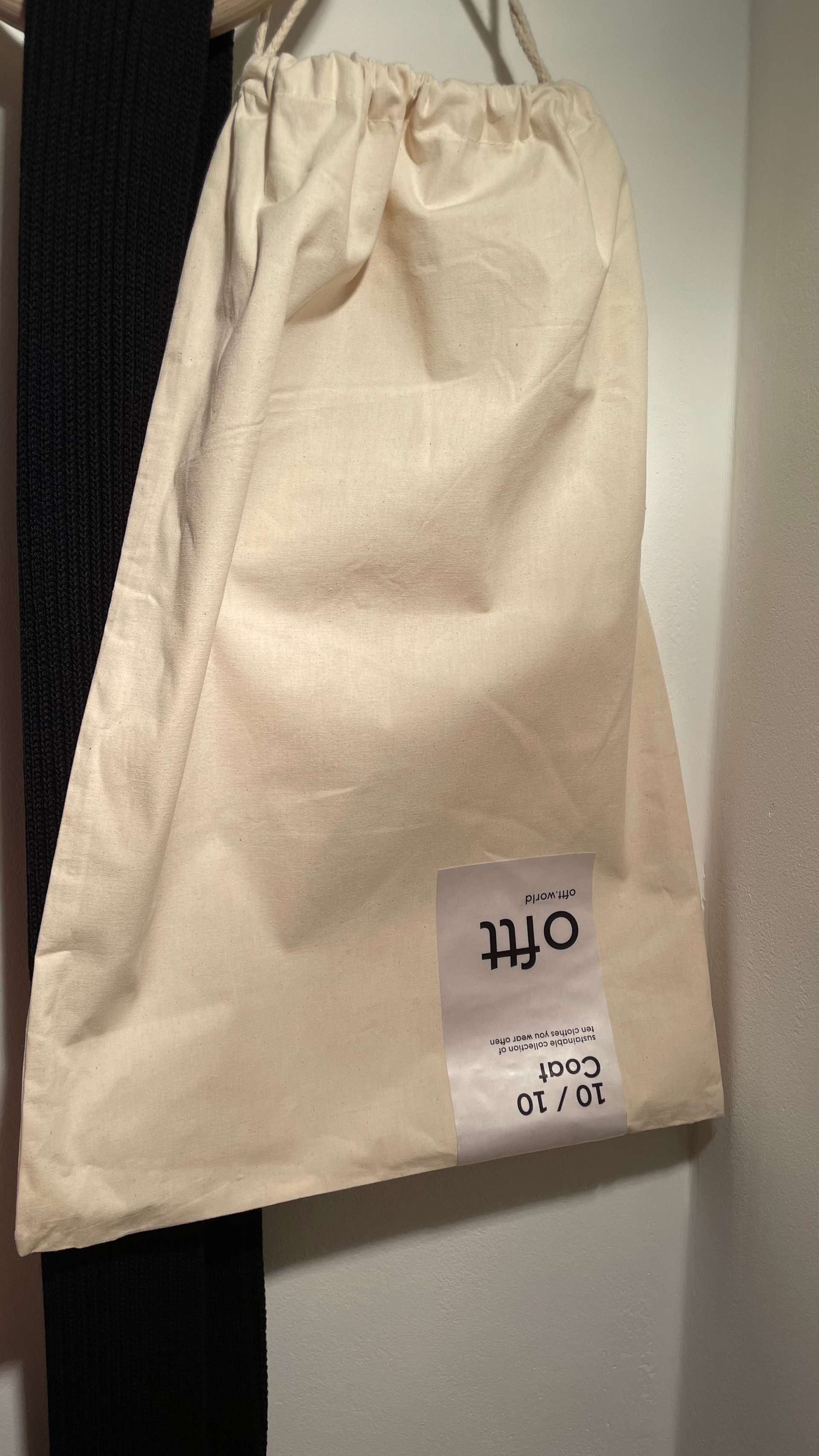 I designed this label for the dust bag