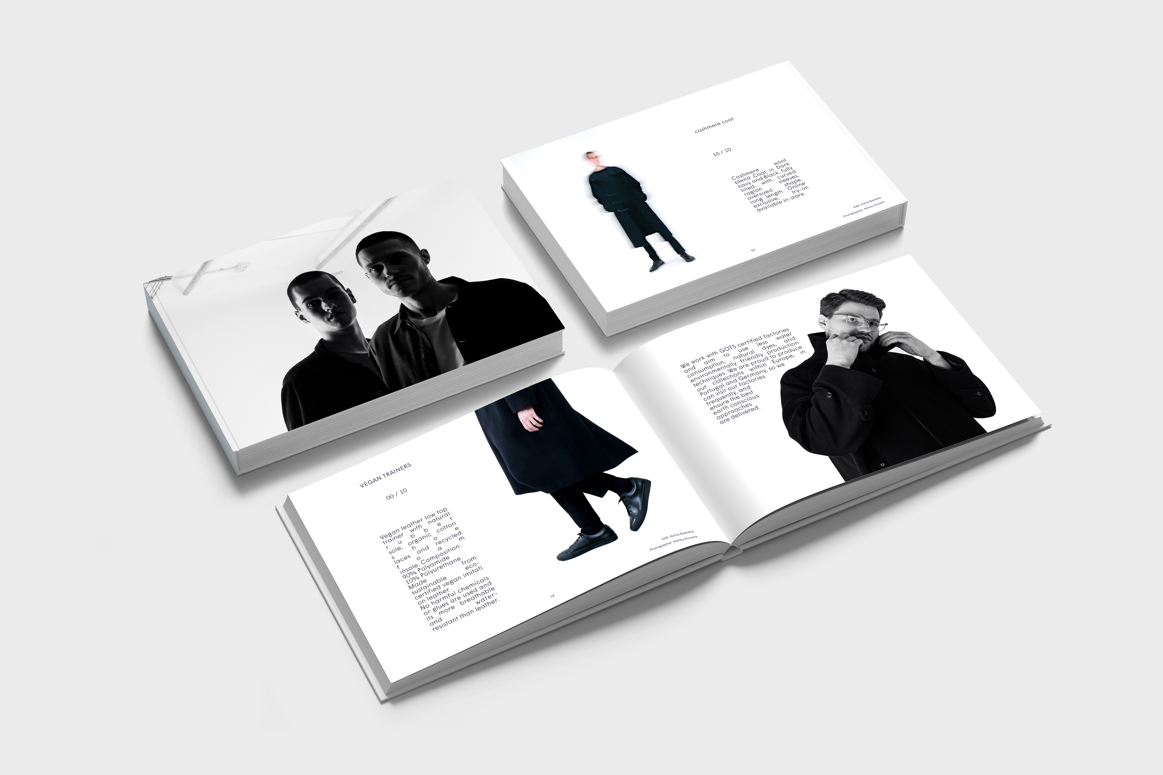 I worked with some guidelines that I set myself to work with text but mainly image based