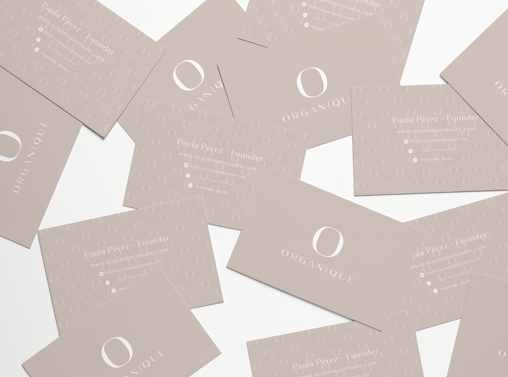Organique business card design
