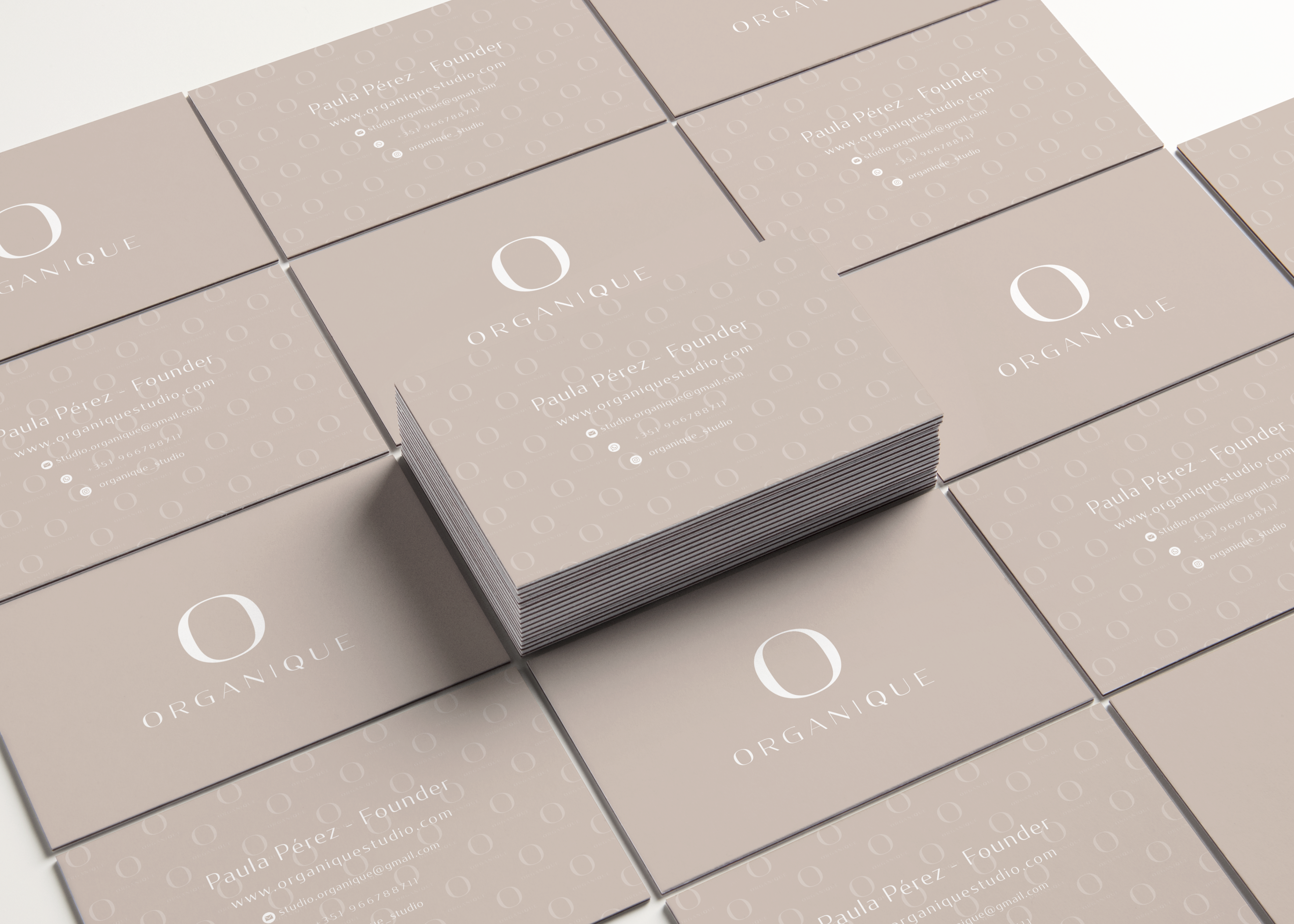 Organique business card design