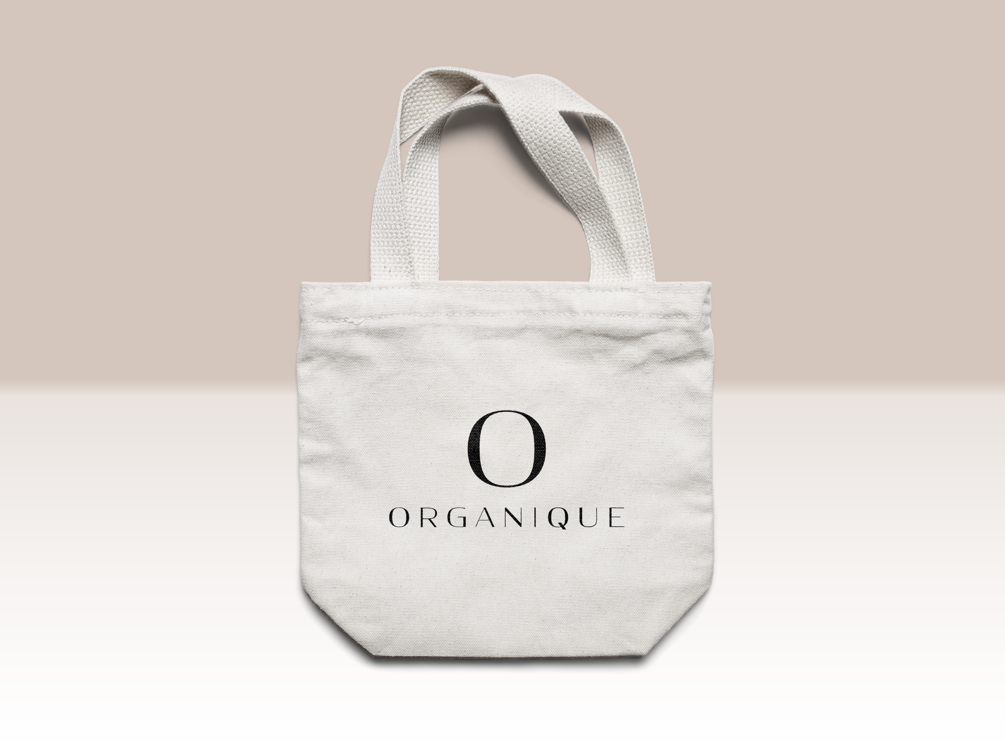 Organique logo tote bag front