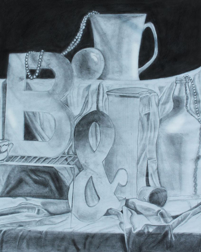 Graphite Still Life Drawing