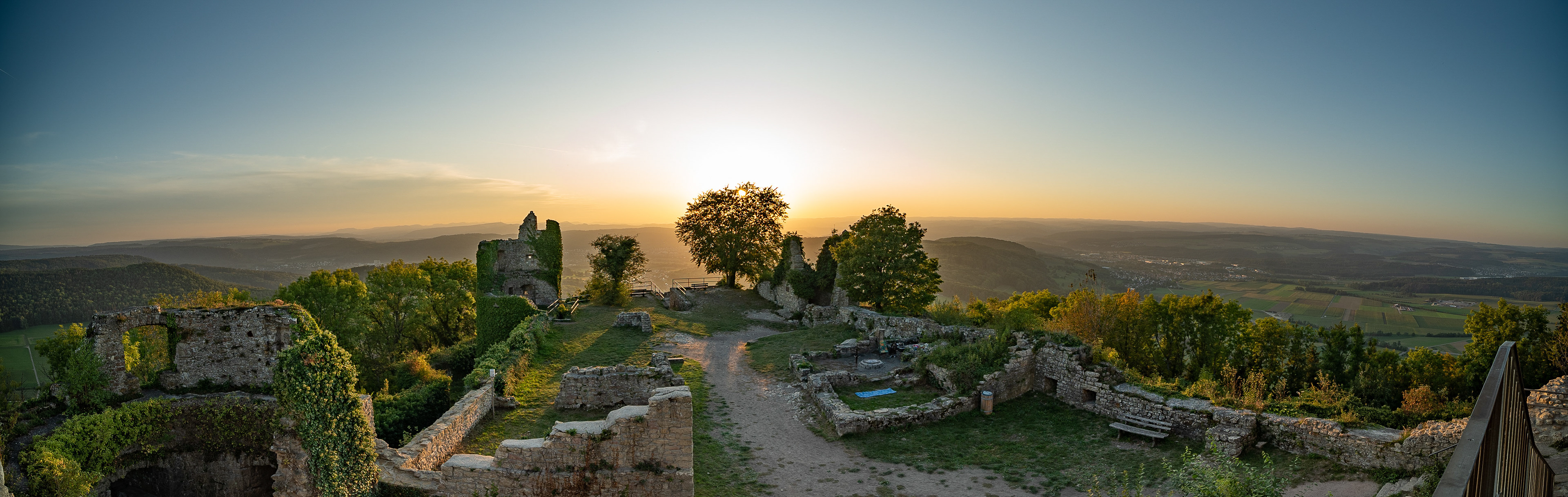 Abendstimmung auf der Küssaburg