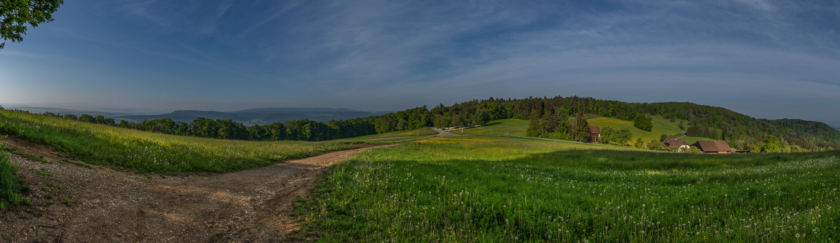 Blick auf den Parkplatz Kalter Wangen