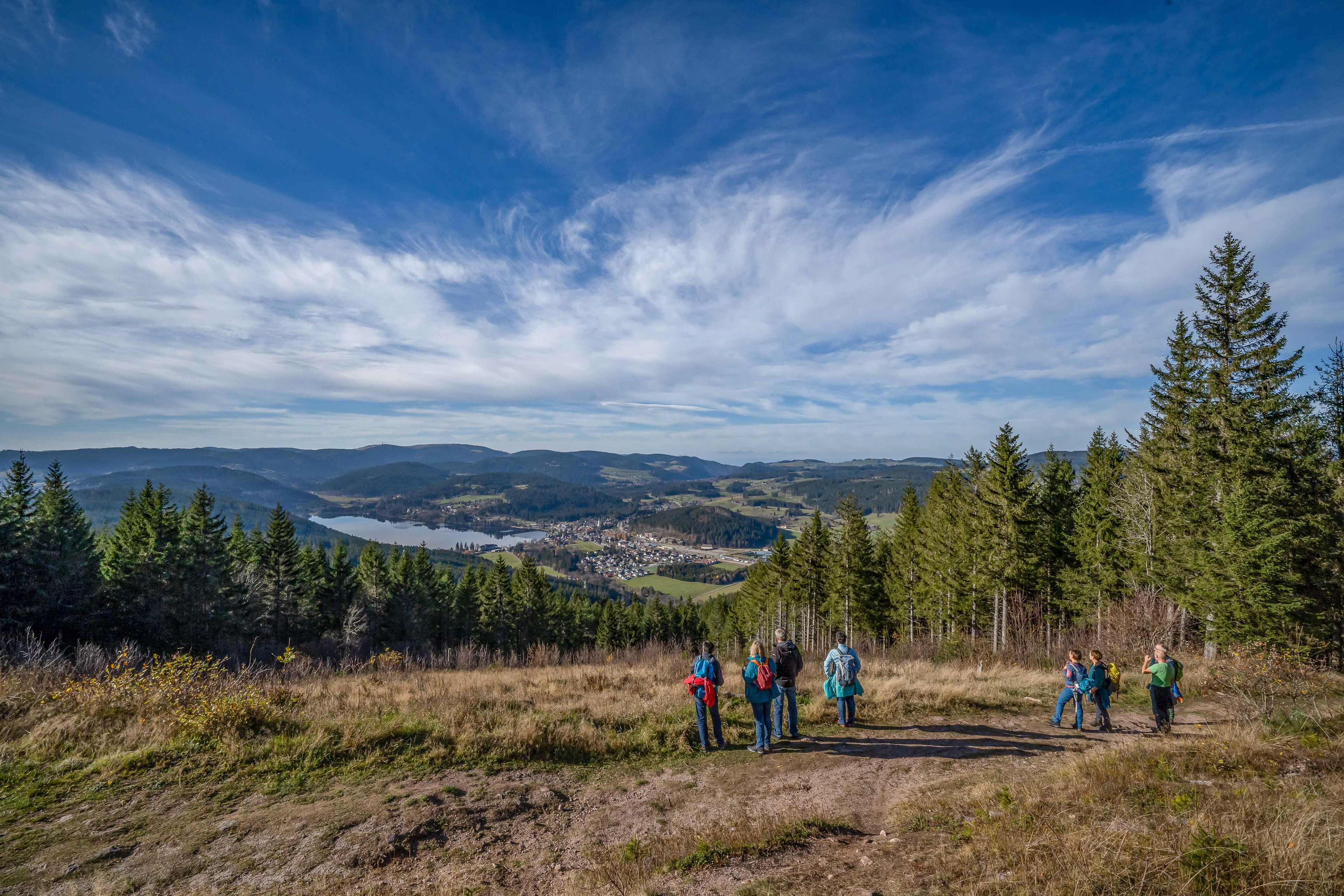 Blick vom Hochfirst auf den Titisee