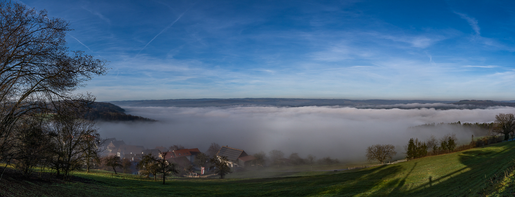 Blick über Bechtersbohl auf Lauchringen