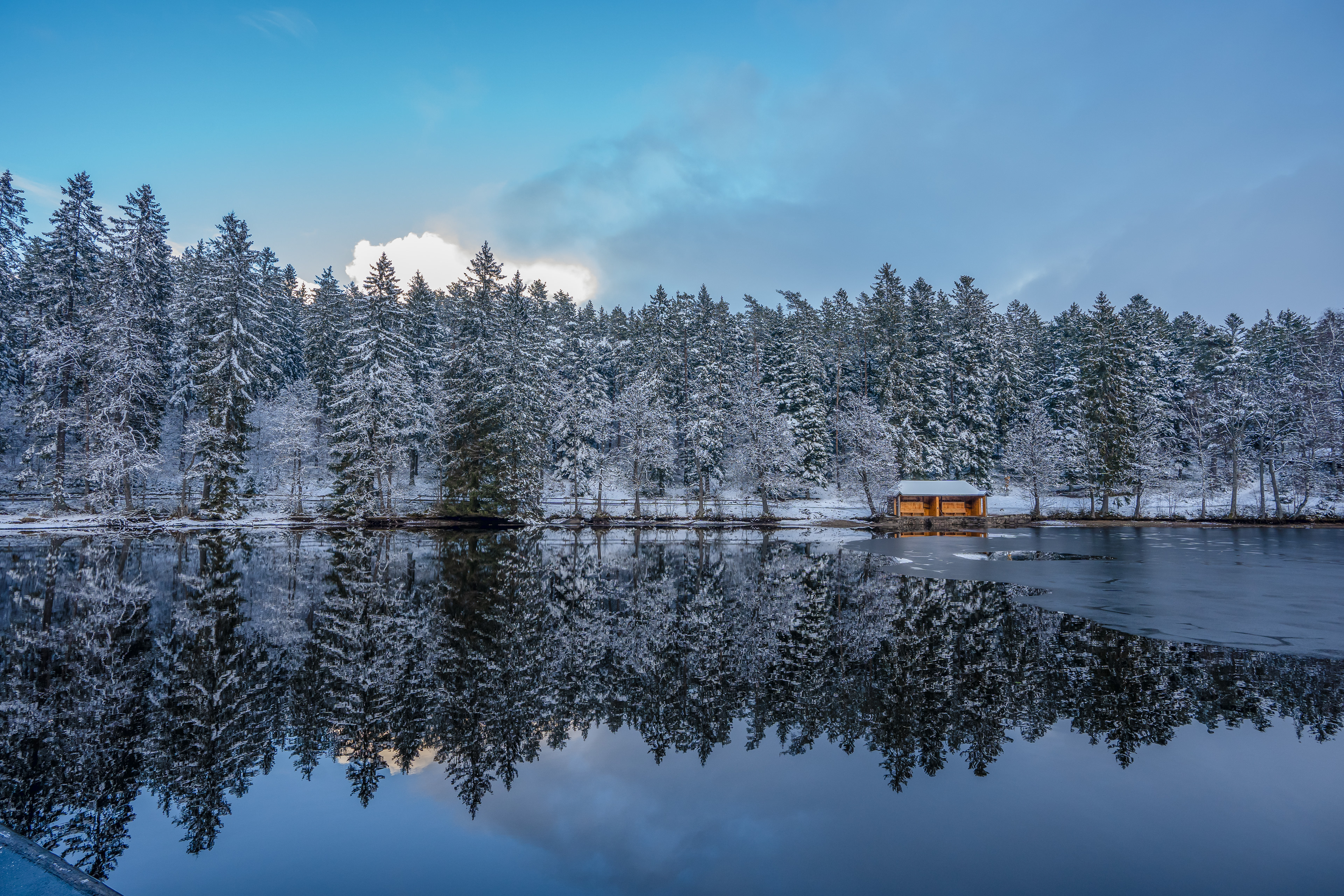 Januar am Schlüchtsee