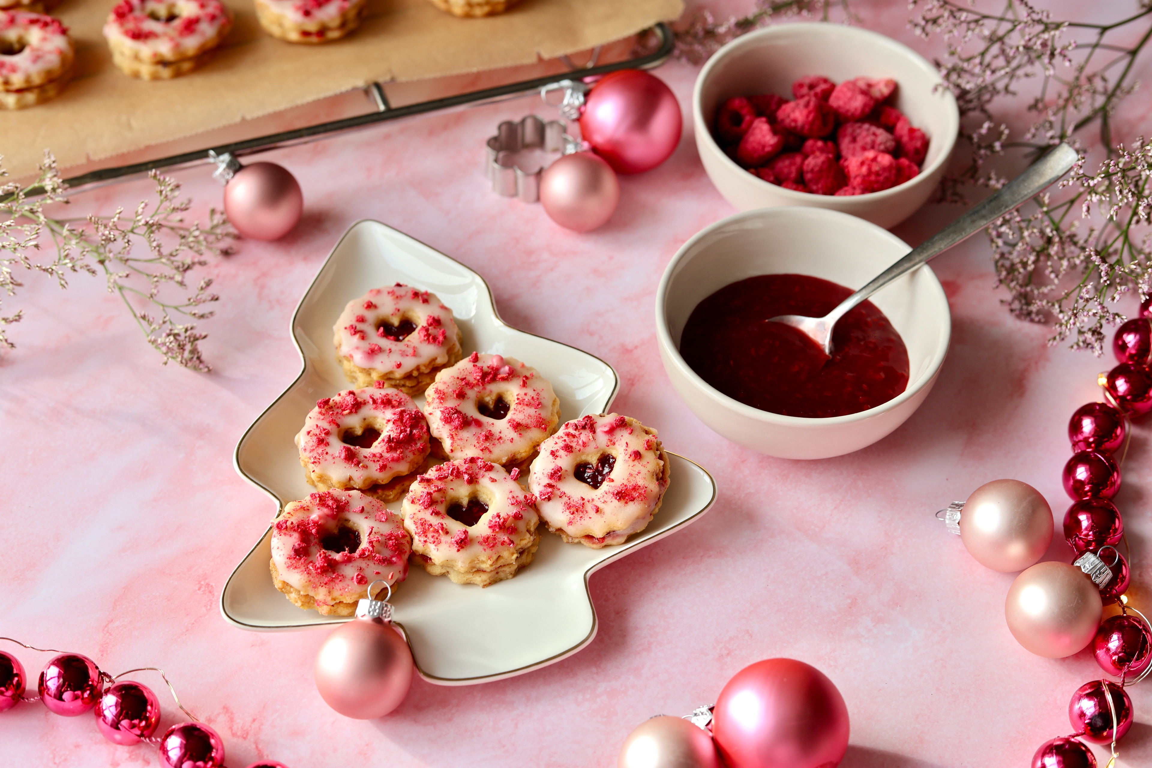 Himbeer-Plätzchen © Evelyn Klein 