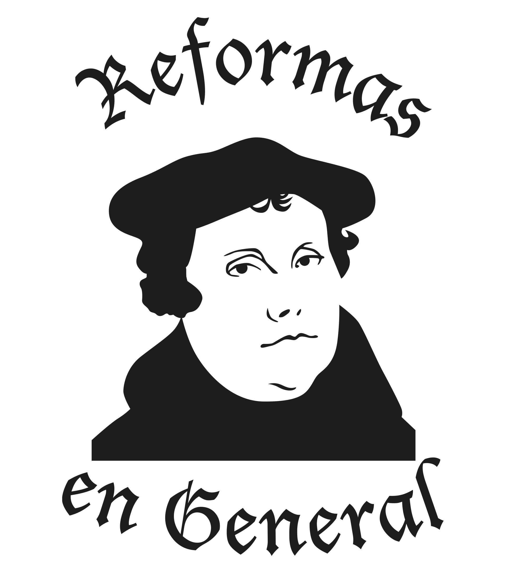 Reformas Lutero en Illustrator