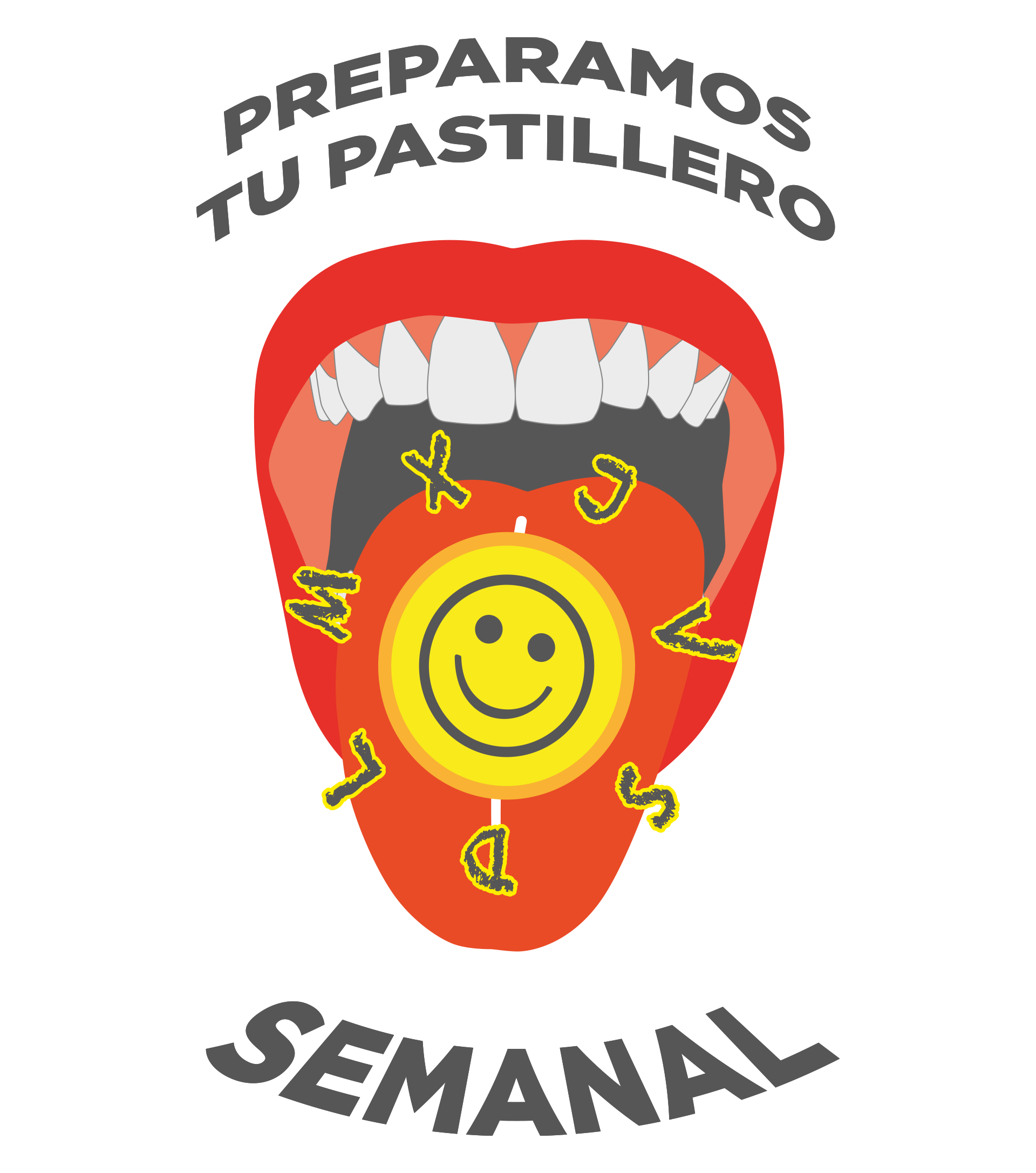 Pastillero en Illustrator