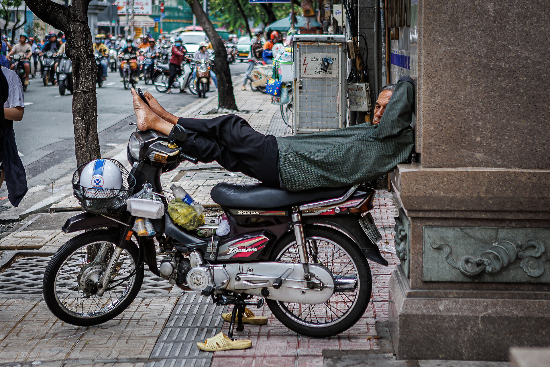 Menschen in Saigon