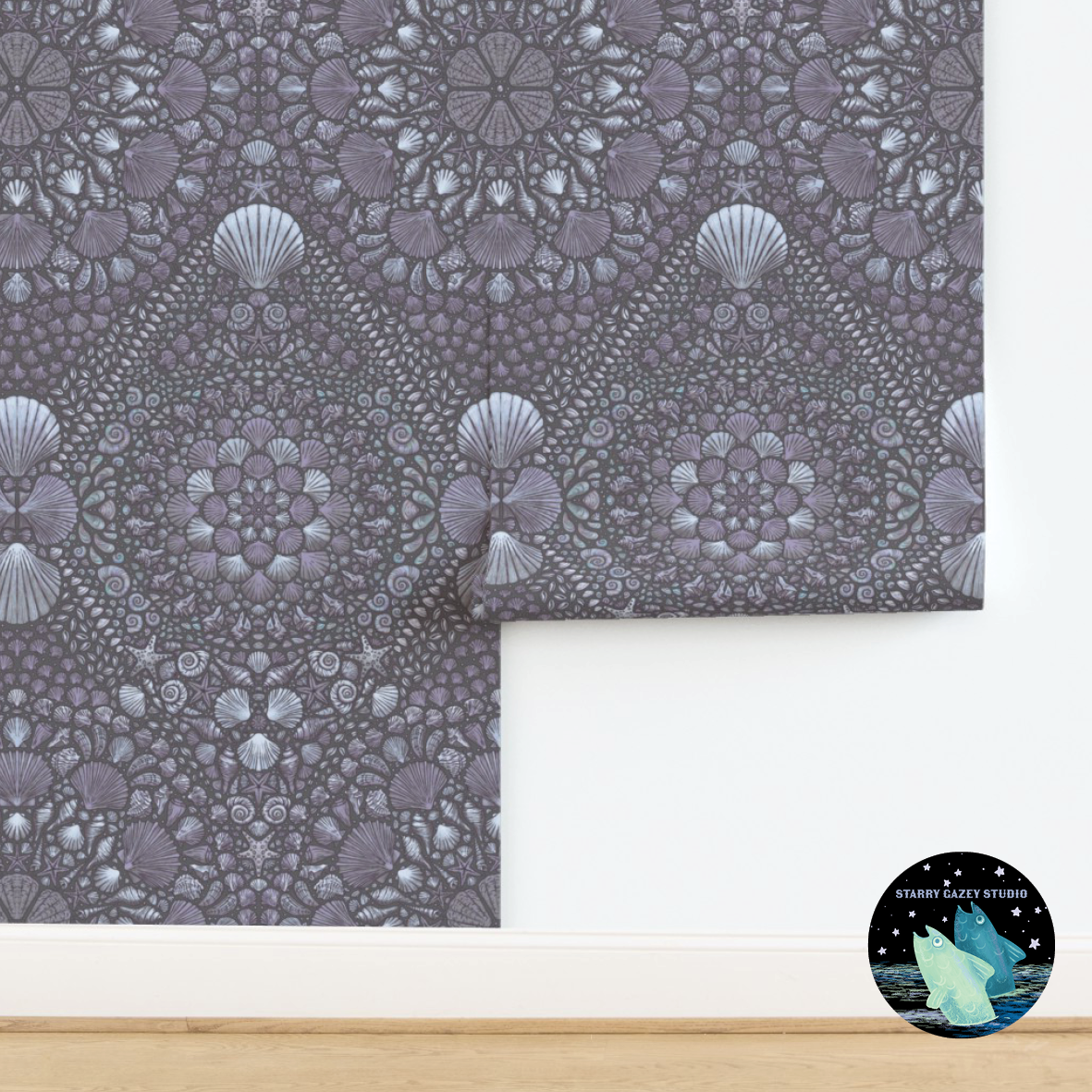 Mother of Pearl Wallpaper: https://www.spoonflower.com/en/wallpaper/21270382-a-la-ronde-shell-grotto-mother-of-pearl-by-starry_gazey_studio