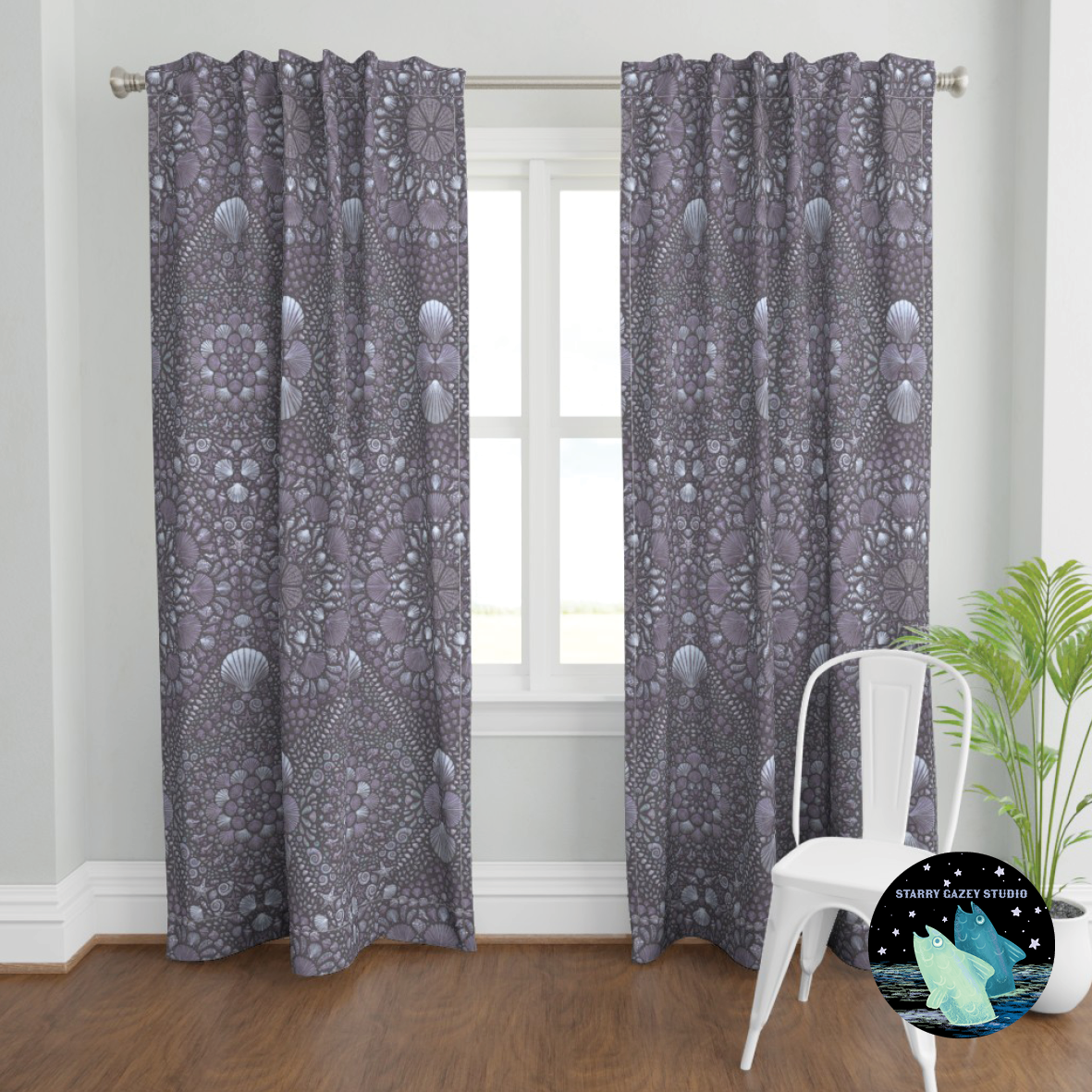 Mother of Pearl fabric: https://www.spoonflower.com/en/fabric/21270382-a-la-ronde-shell-grotto-mother-of-pearl-by-starry_gazey_studio