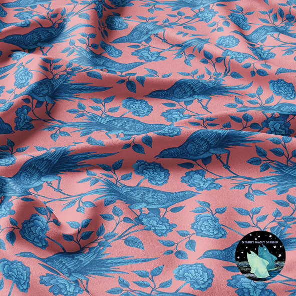 printed on velvet