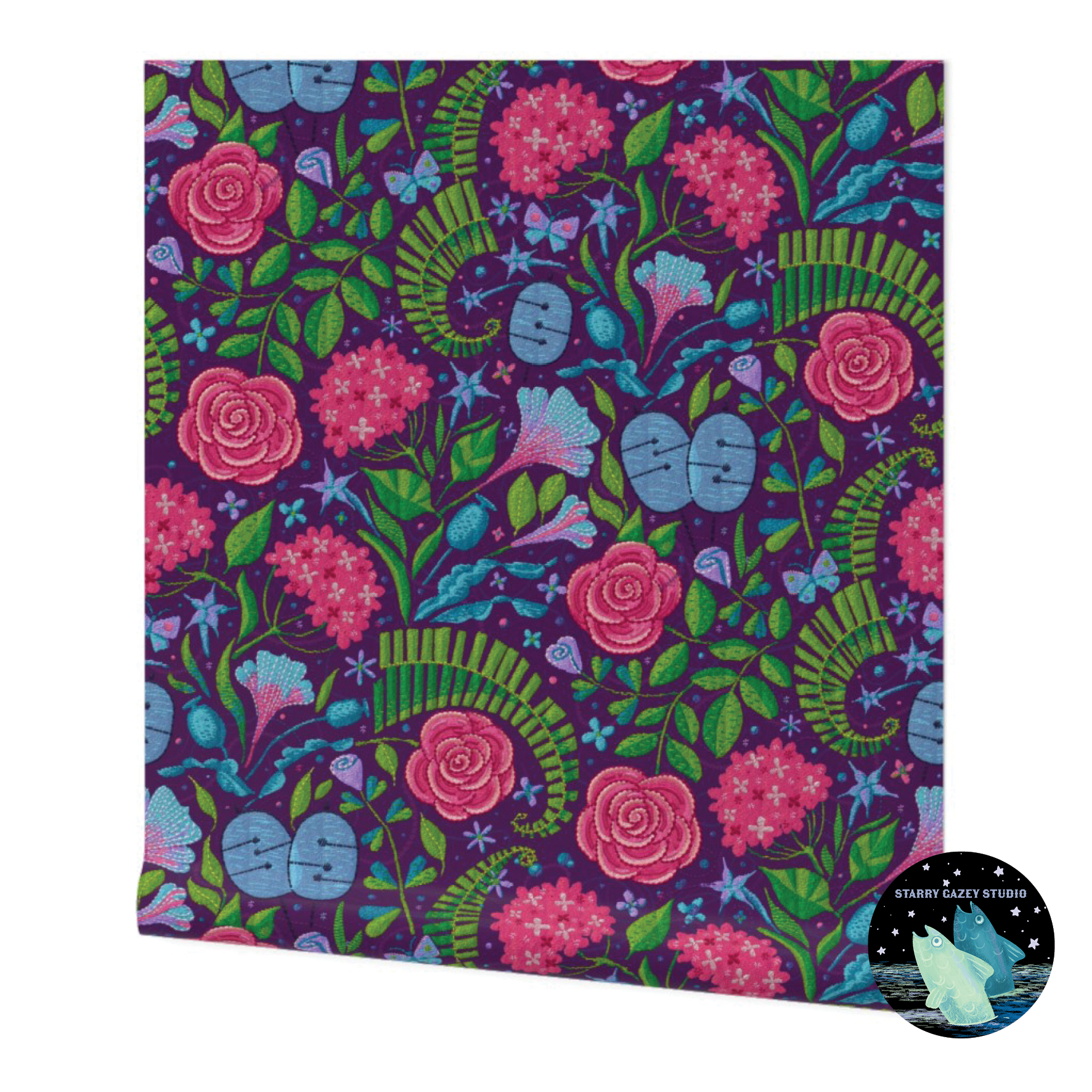 Hidcote Garden Tapestry https://www.spoonflower.com/artists/designs/20366943