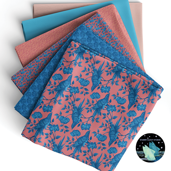 fat quarters from Spoonflower https://www.spoonflower.com/collections/1485108-charleston-studio-collection-by-starry_gazey_studio