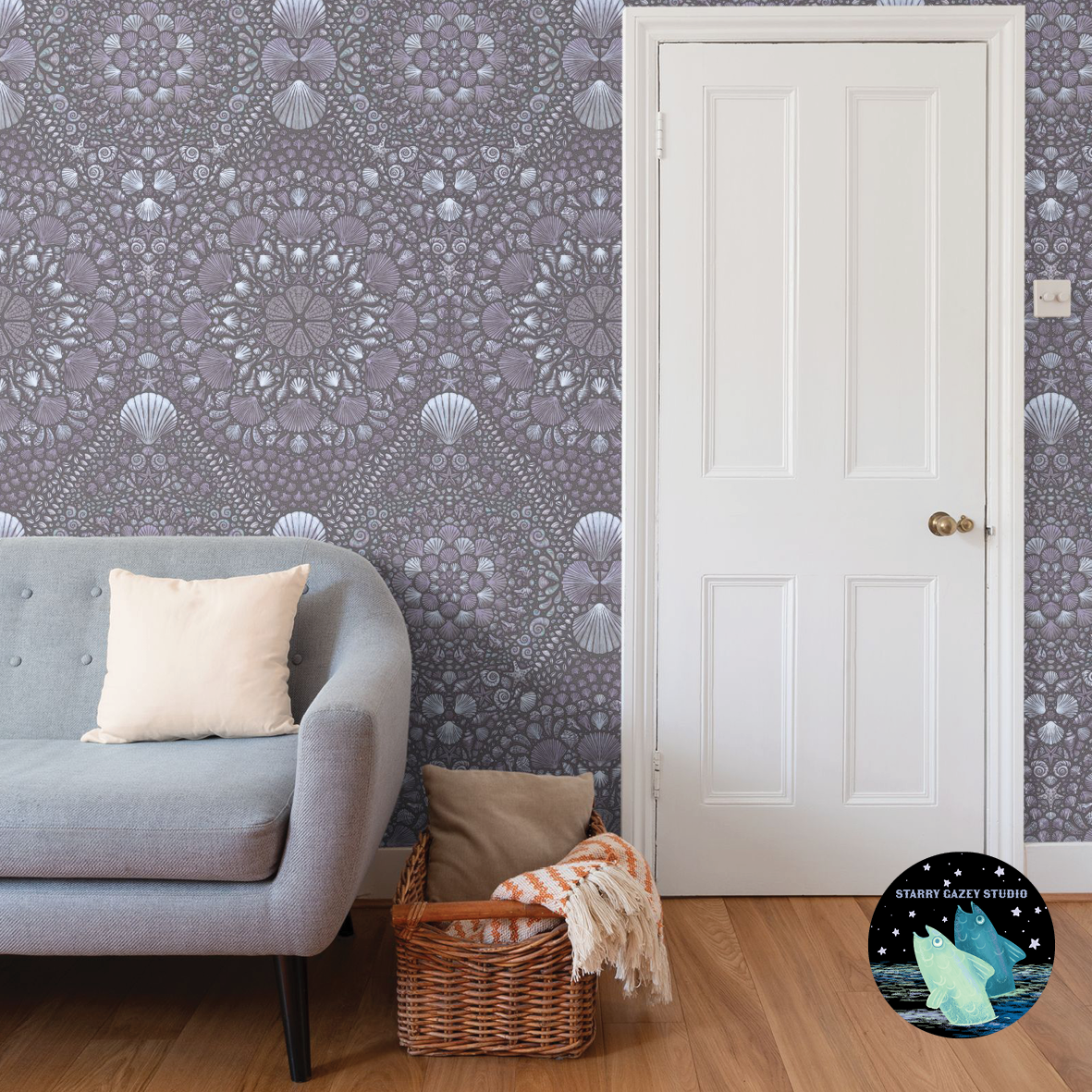 Mother of Pearl Wallpaper: https://www.spoonflower.com/en/wallpaper/21270382-a-la-ronde-shell-grotto-mother-of-pearl-by-starry_gazey_studio