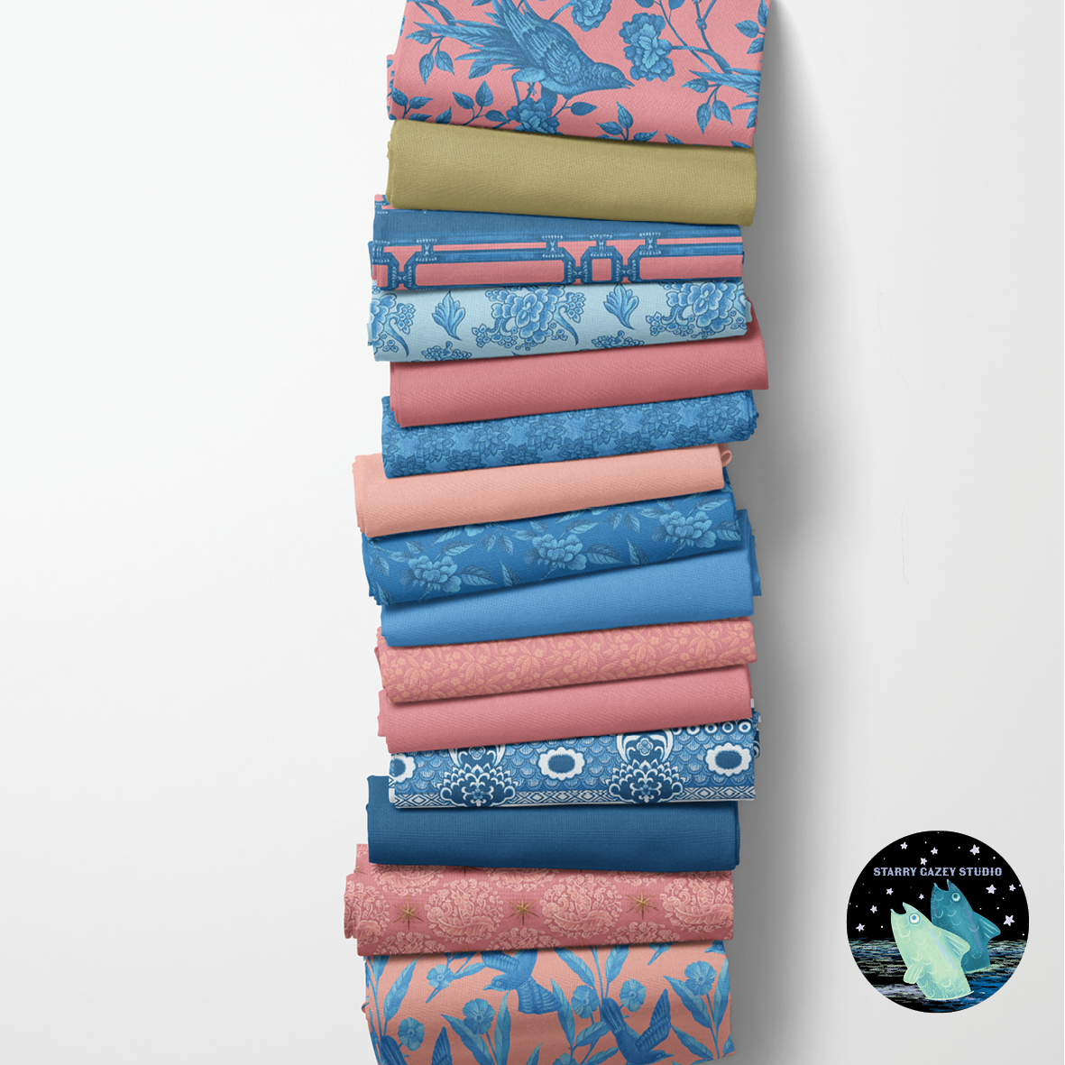 fat quarters from Spoonflower https://www.spoonflower.com/collections/1485108-charleston-studio-collection-by-starry_gazey_studio