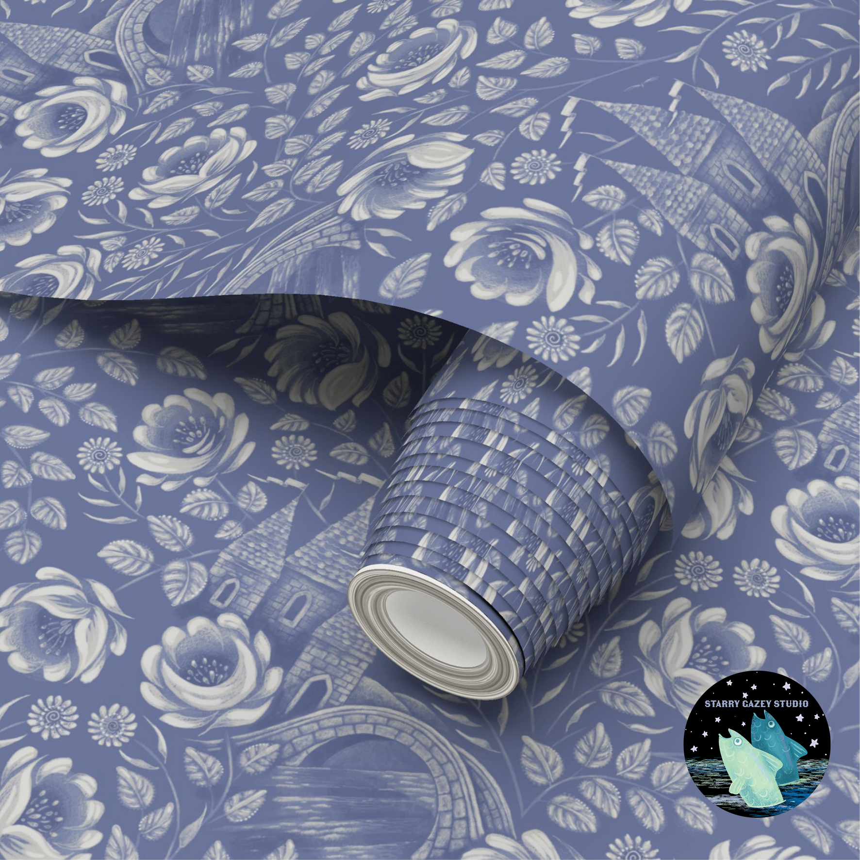 Wedgwood BlueWallpaper: https://www.spoonflower.com/en/wallpaper/19708767-midlandia-classic-wedgwood-blue-by-starry_gazey_studio