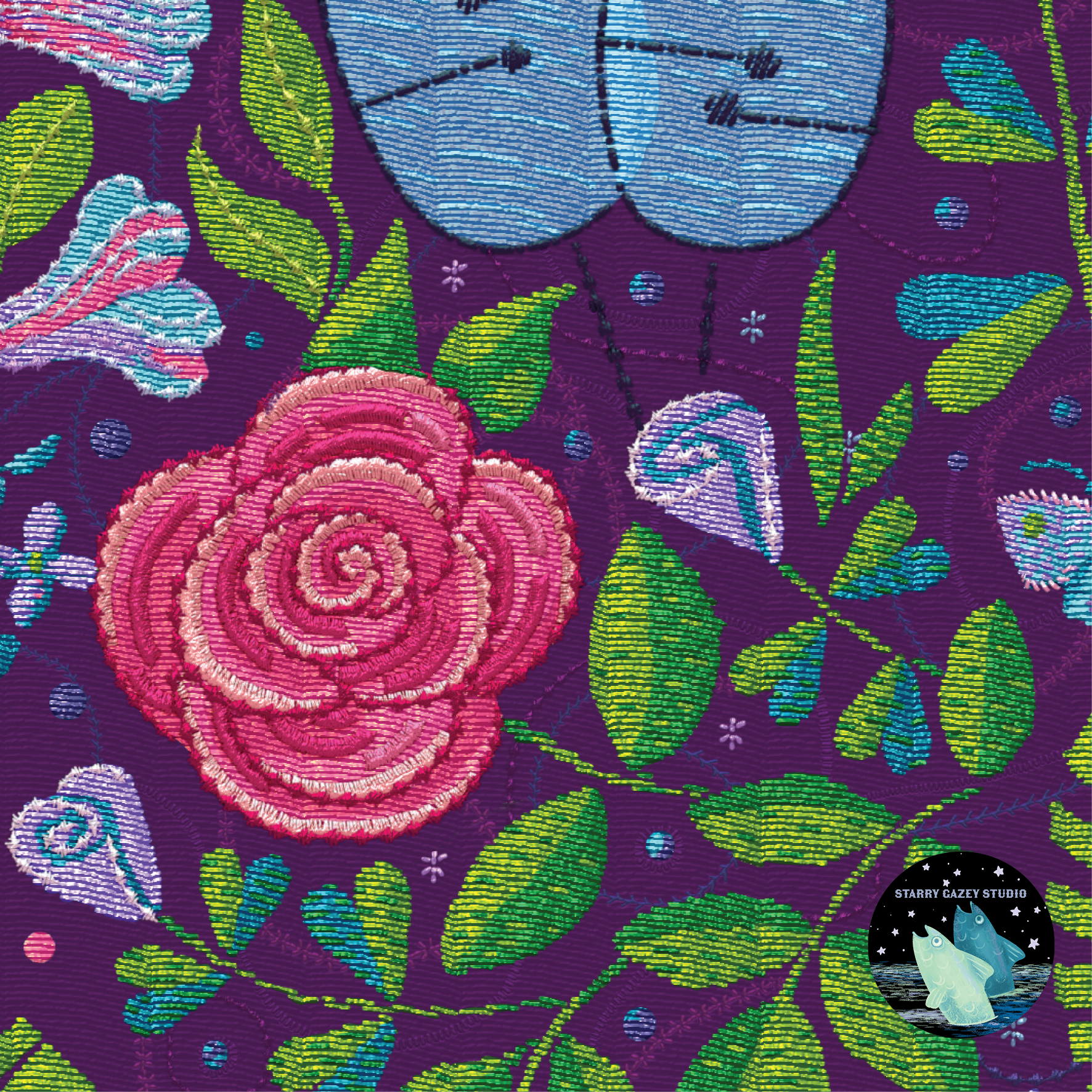 Hidcote Garden Tapestry https://www.spoonflower.com/artists/designs/20366943