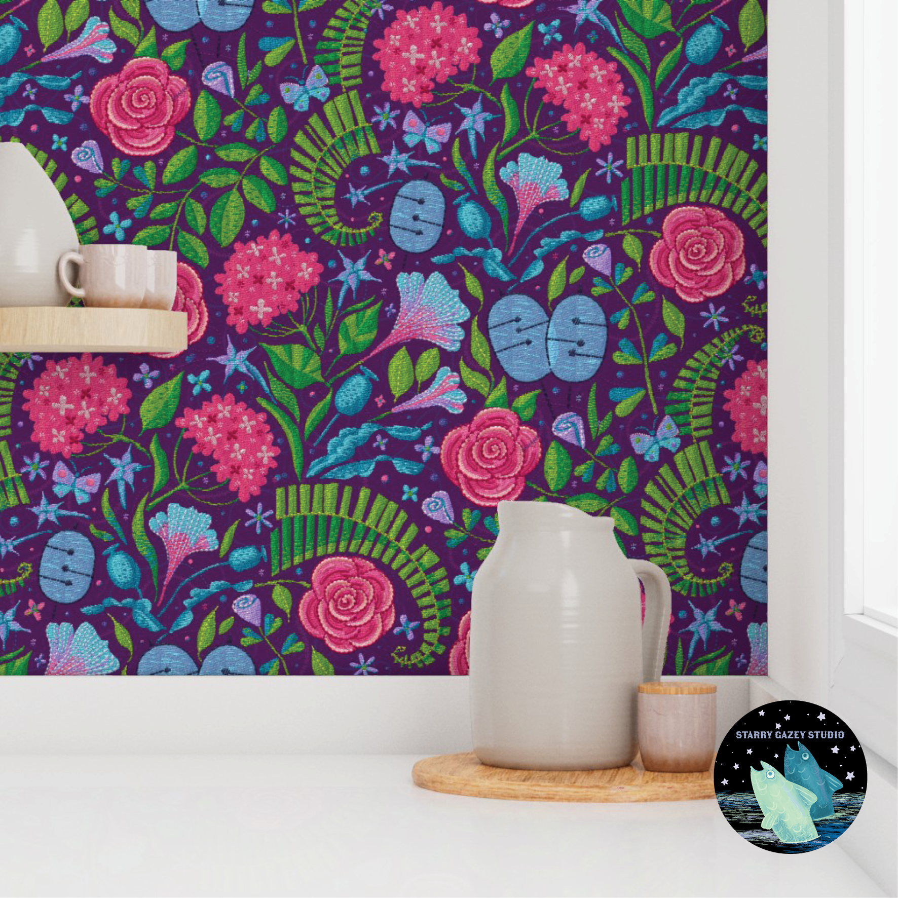 Hidcote Garden Tapestry https://www.spoonflower.com/artists/designs/20366943