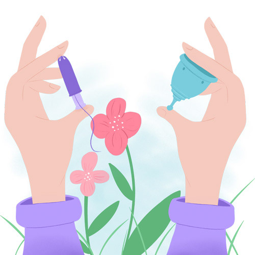 How does the hymen affect menstrual hygiene?