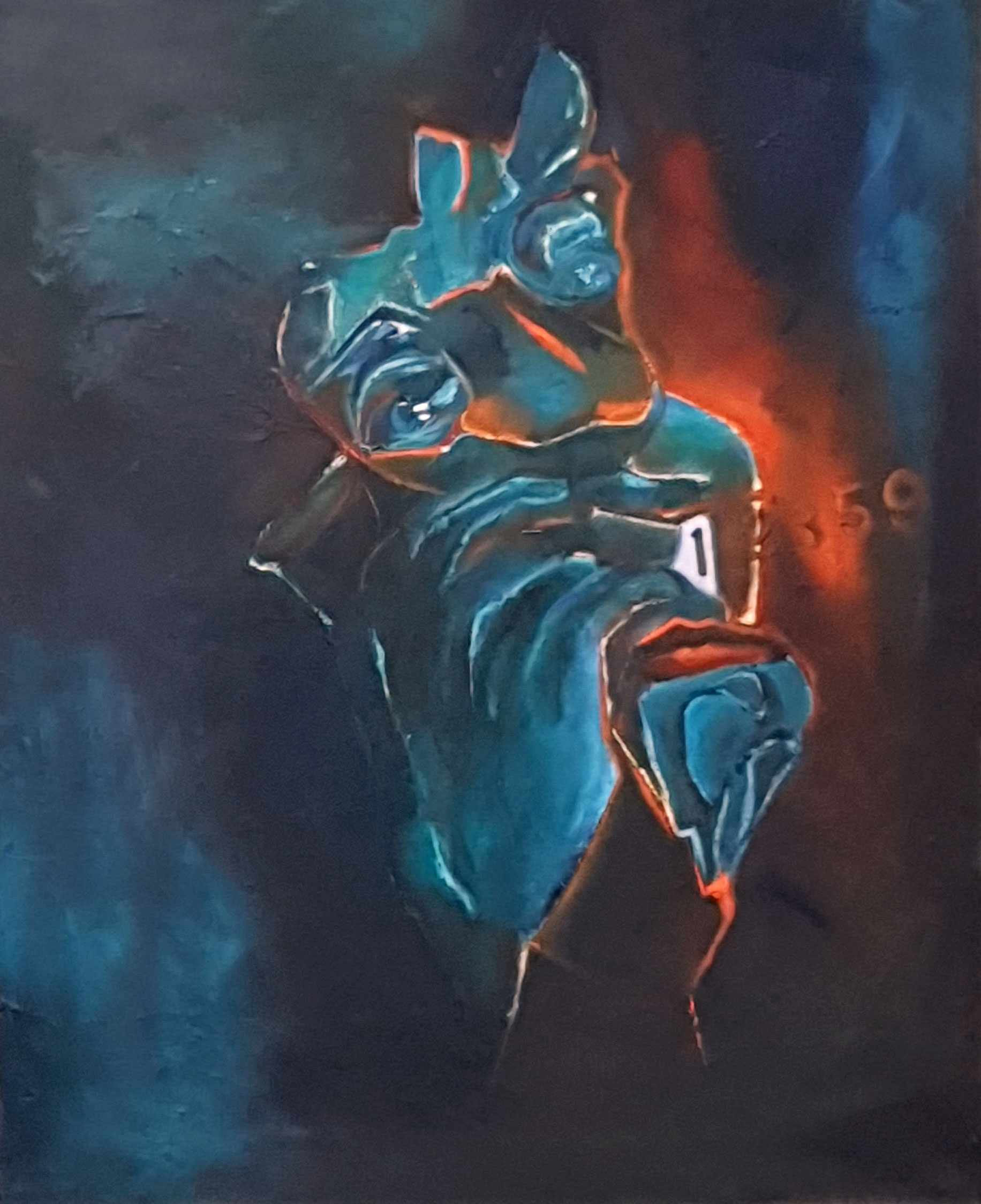 BELL Taille de la toile : 60x72 cm Peinture à l’huile sur toile
