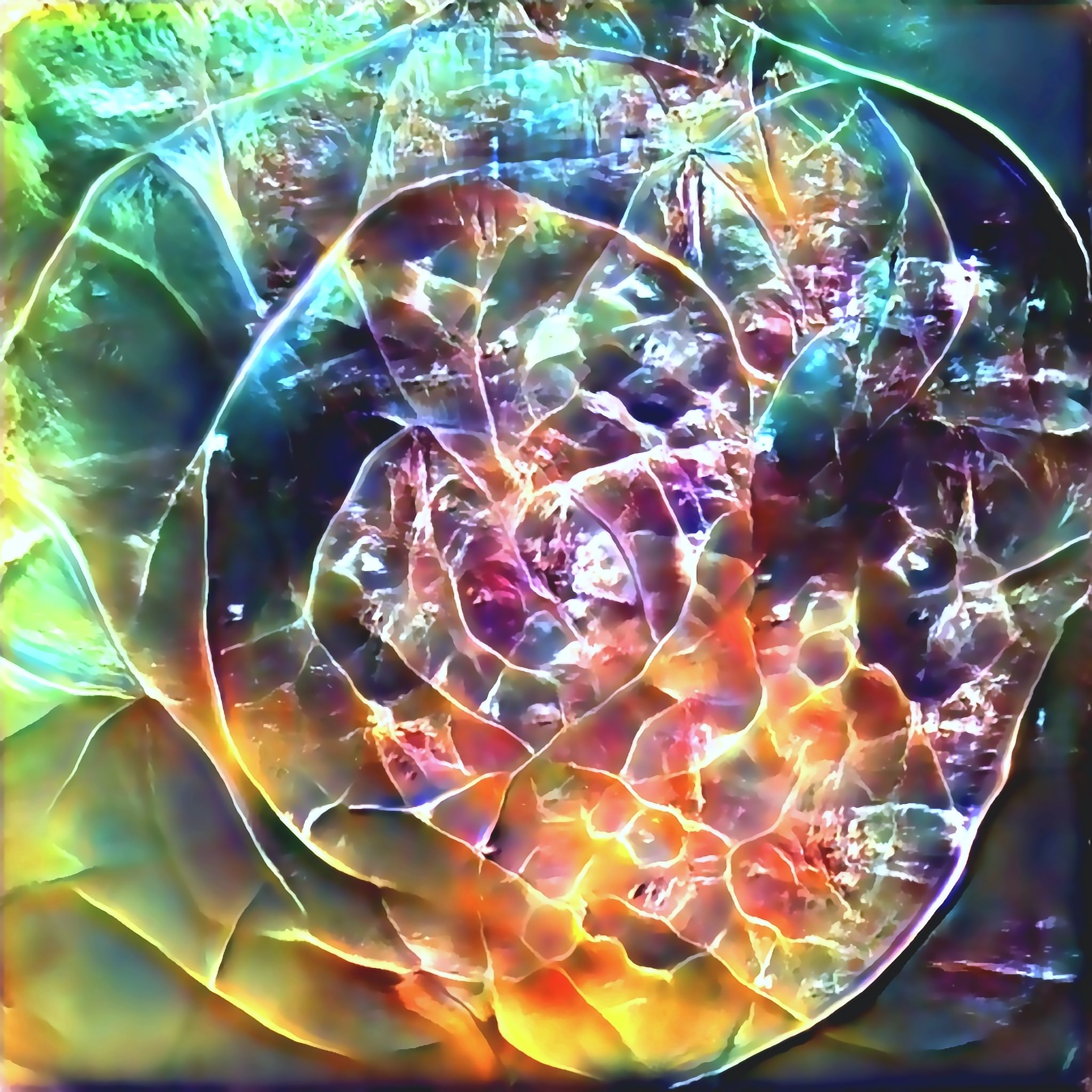 Image digitale : série fractale des choux