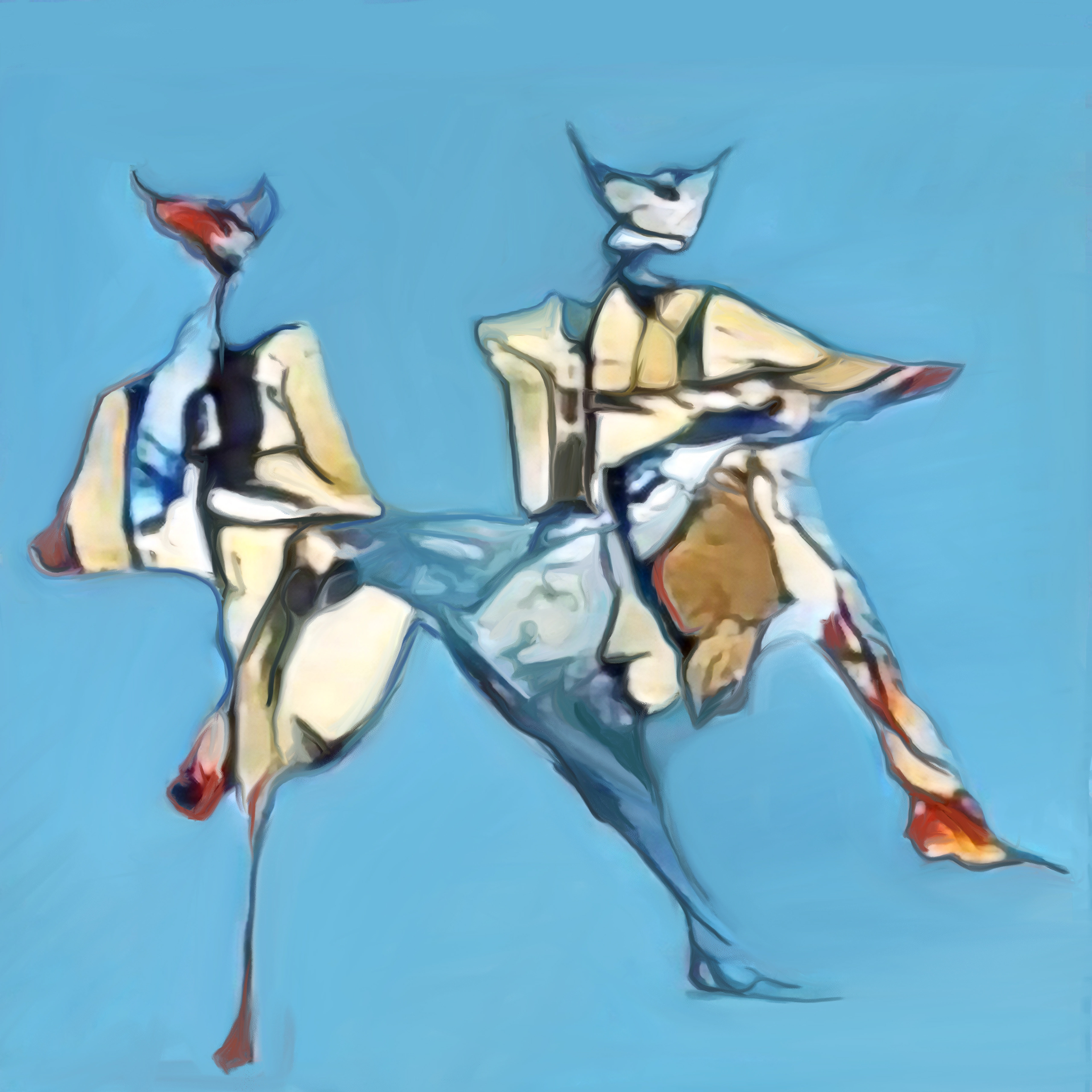 GAN TALKING peinture digitale, première version